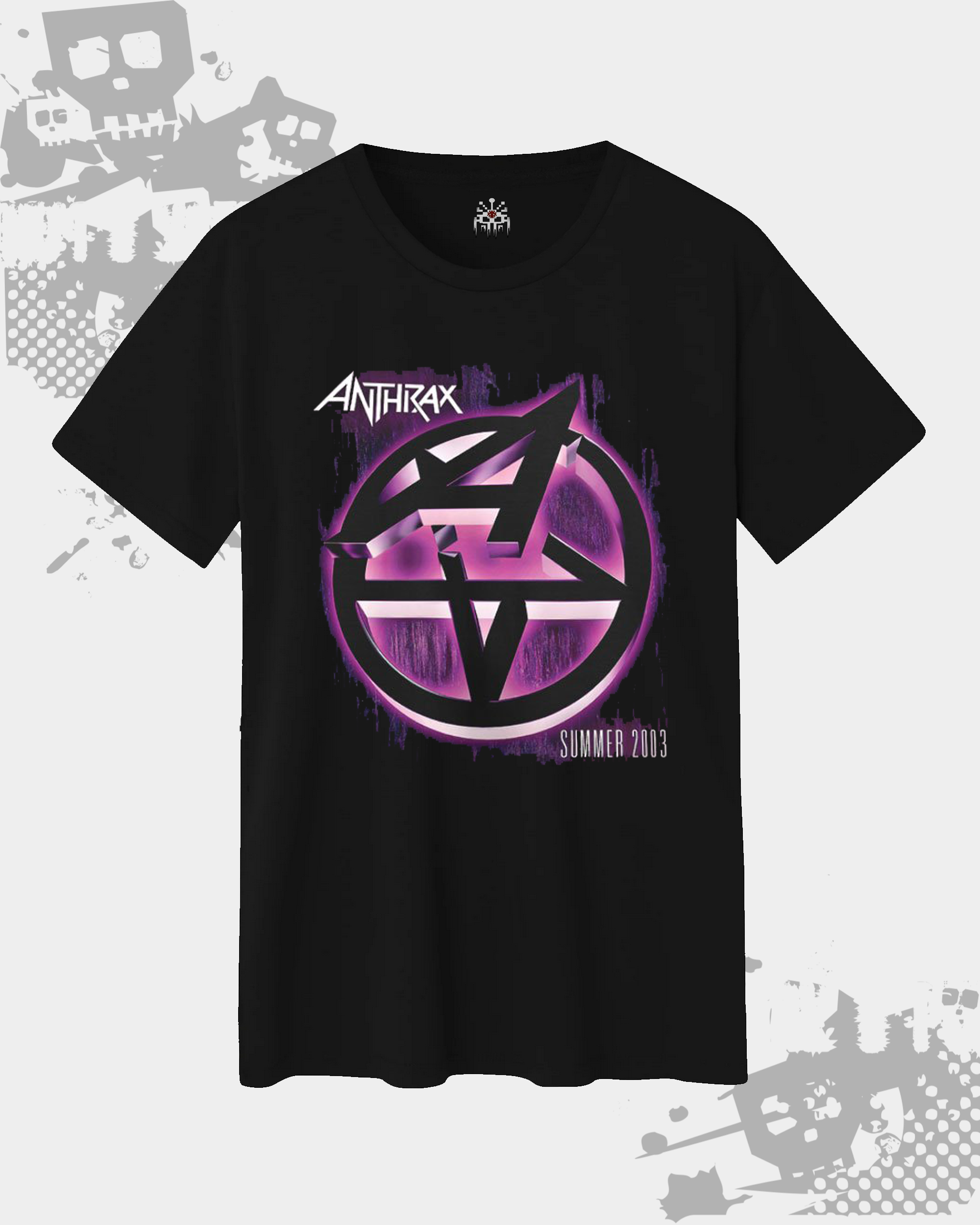 Anthrax Black Unisex T-Shirt