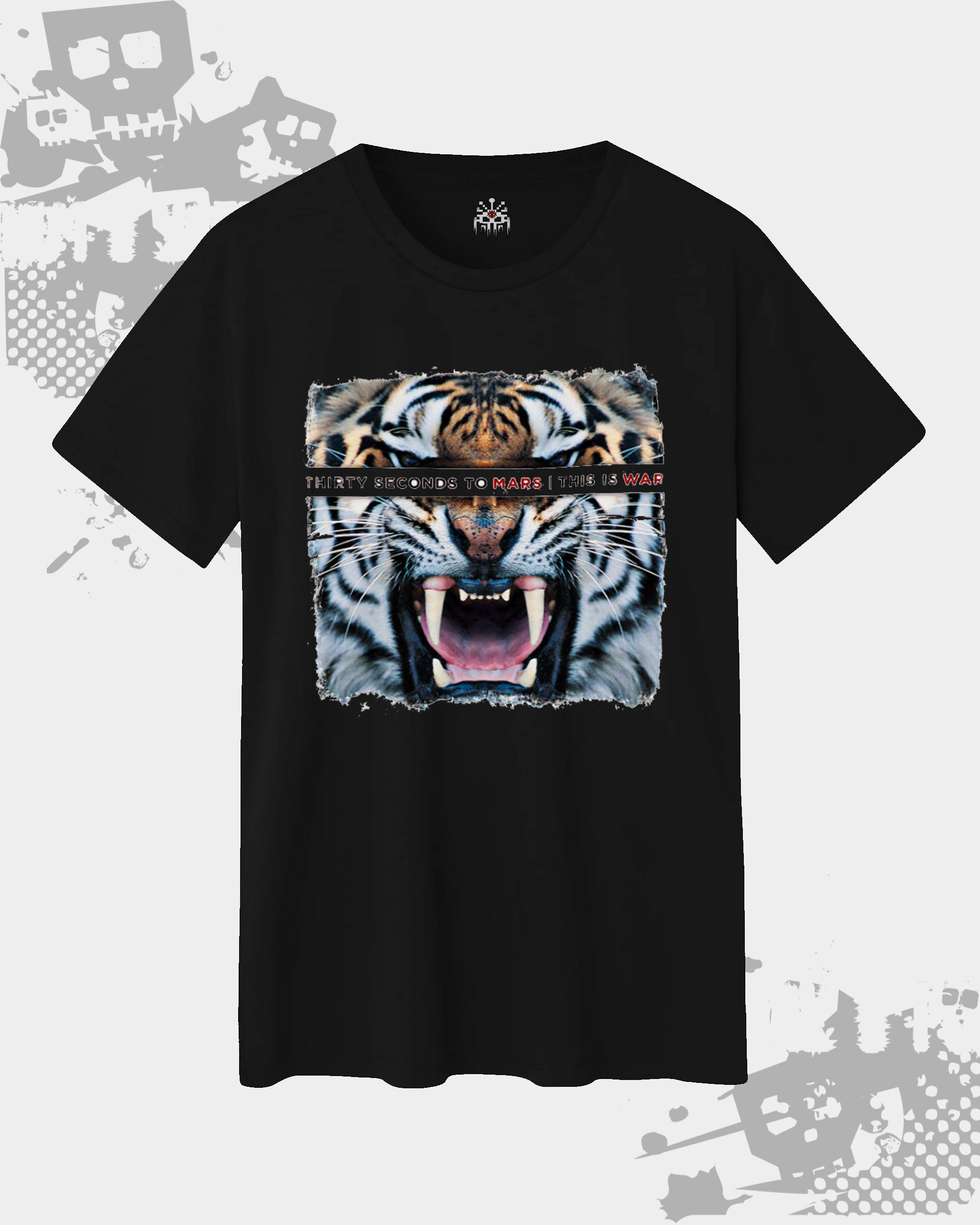30 Seconds To Mars Black Unisex T-Shirt