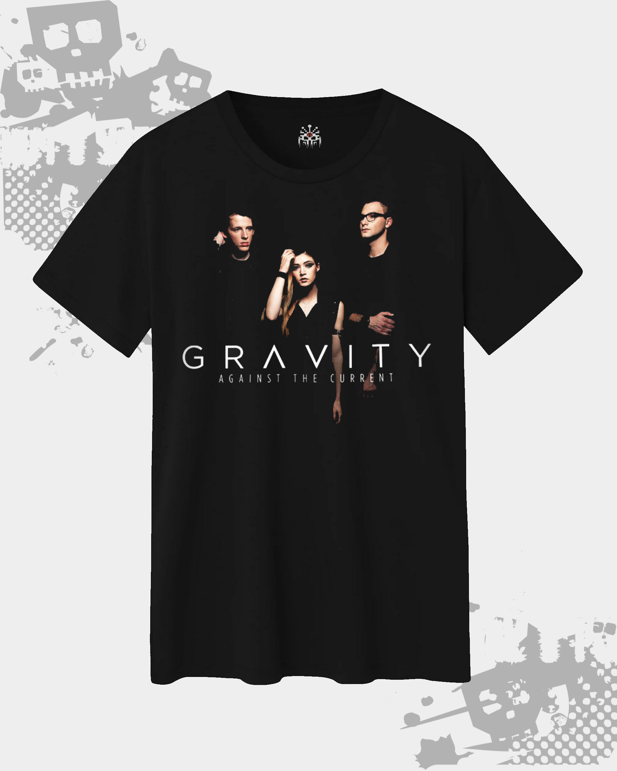 Against The Current Black Unisex T-Shirt
