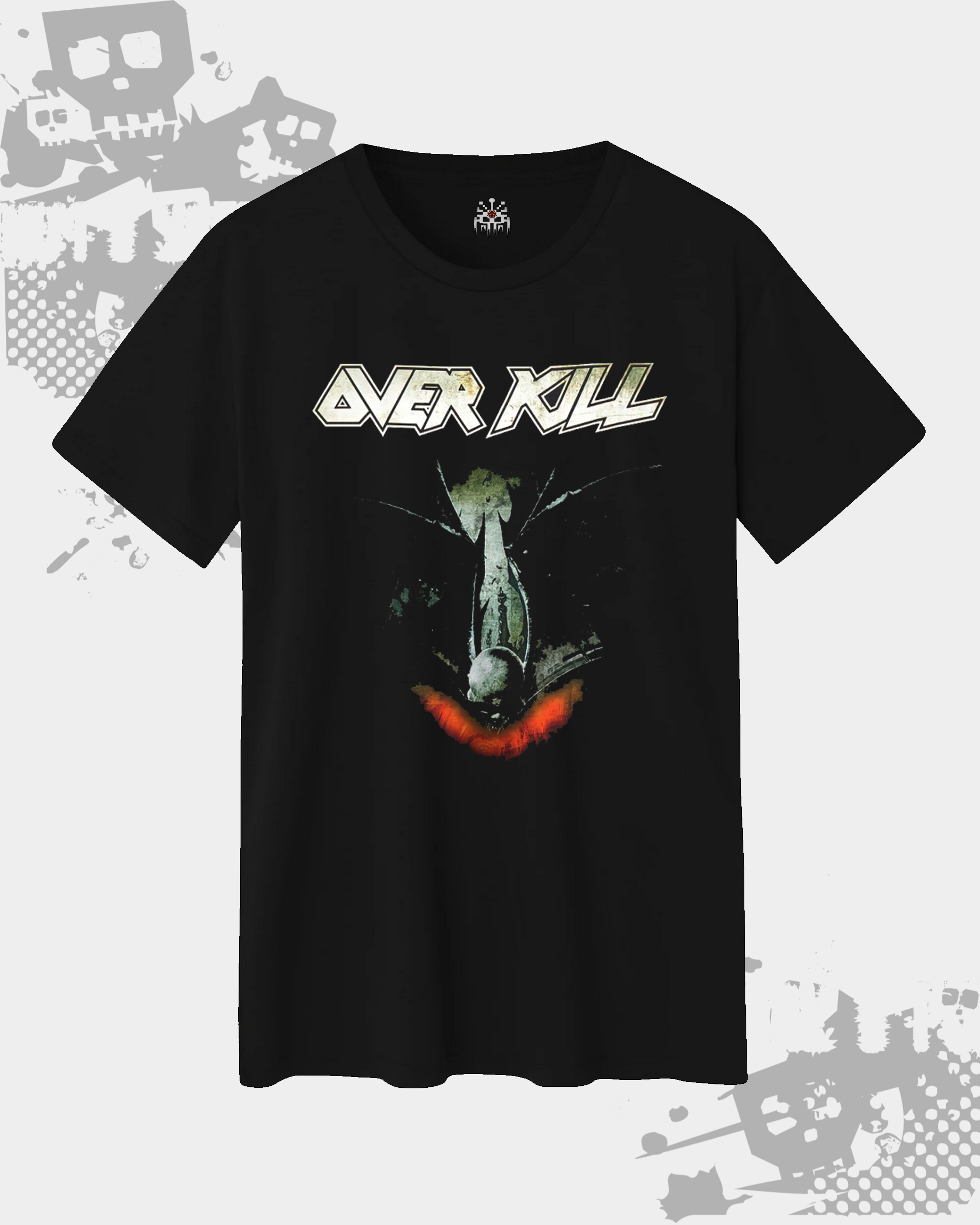 Overkill Black Unisex T-shirt