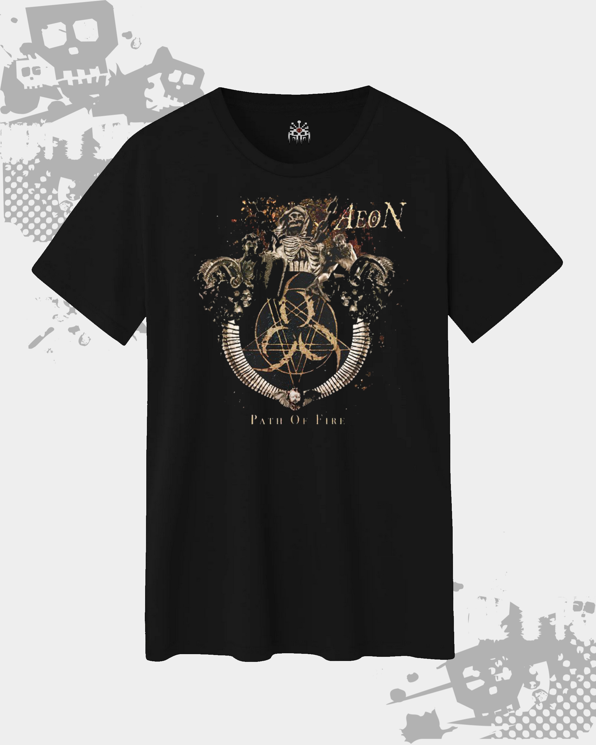 Aeon Black Unisex T-Shirt