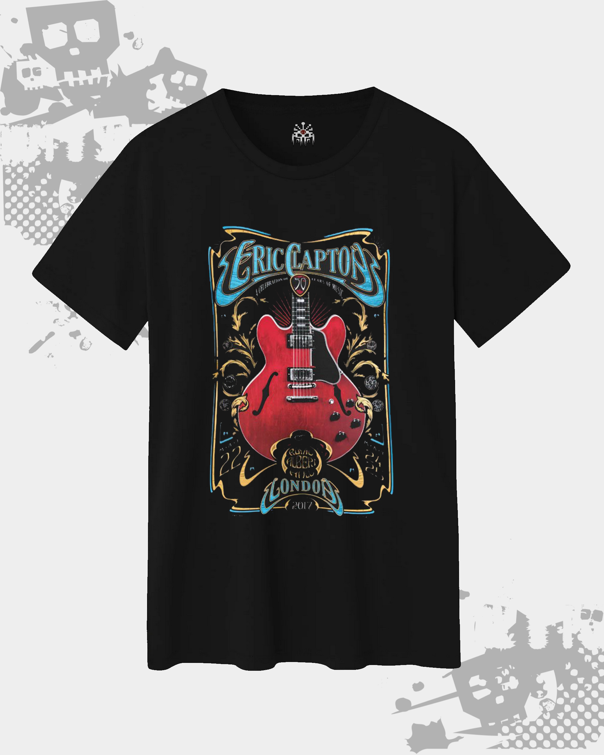 Eric Clapton Black Unisex T-Shirt