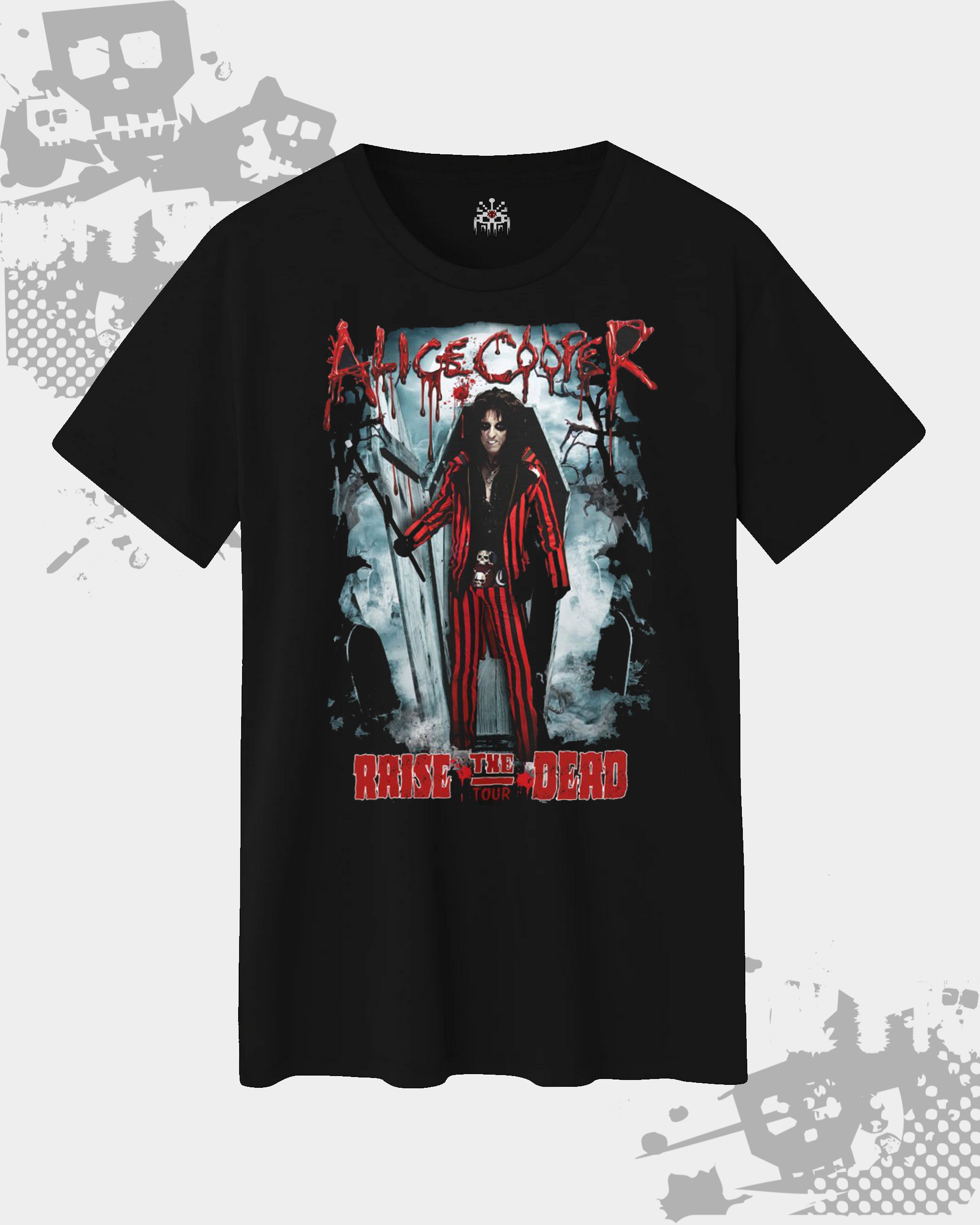 Alice Cooper Black Unisex T-Shirt