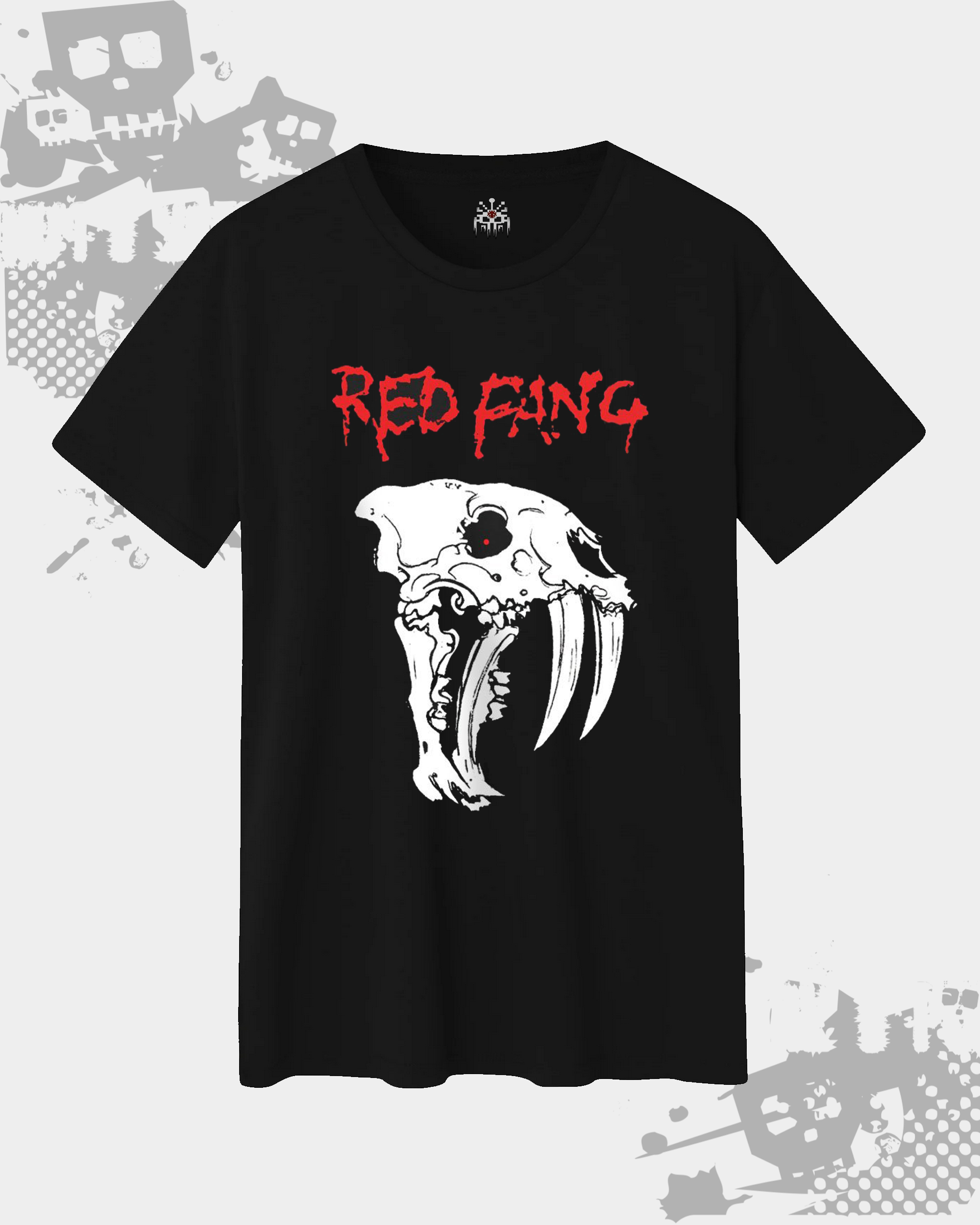 Red Fang Black Unisex T-shirt