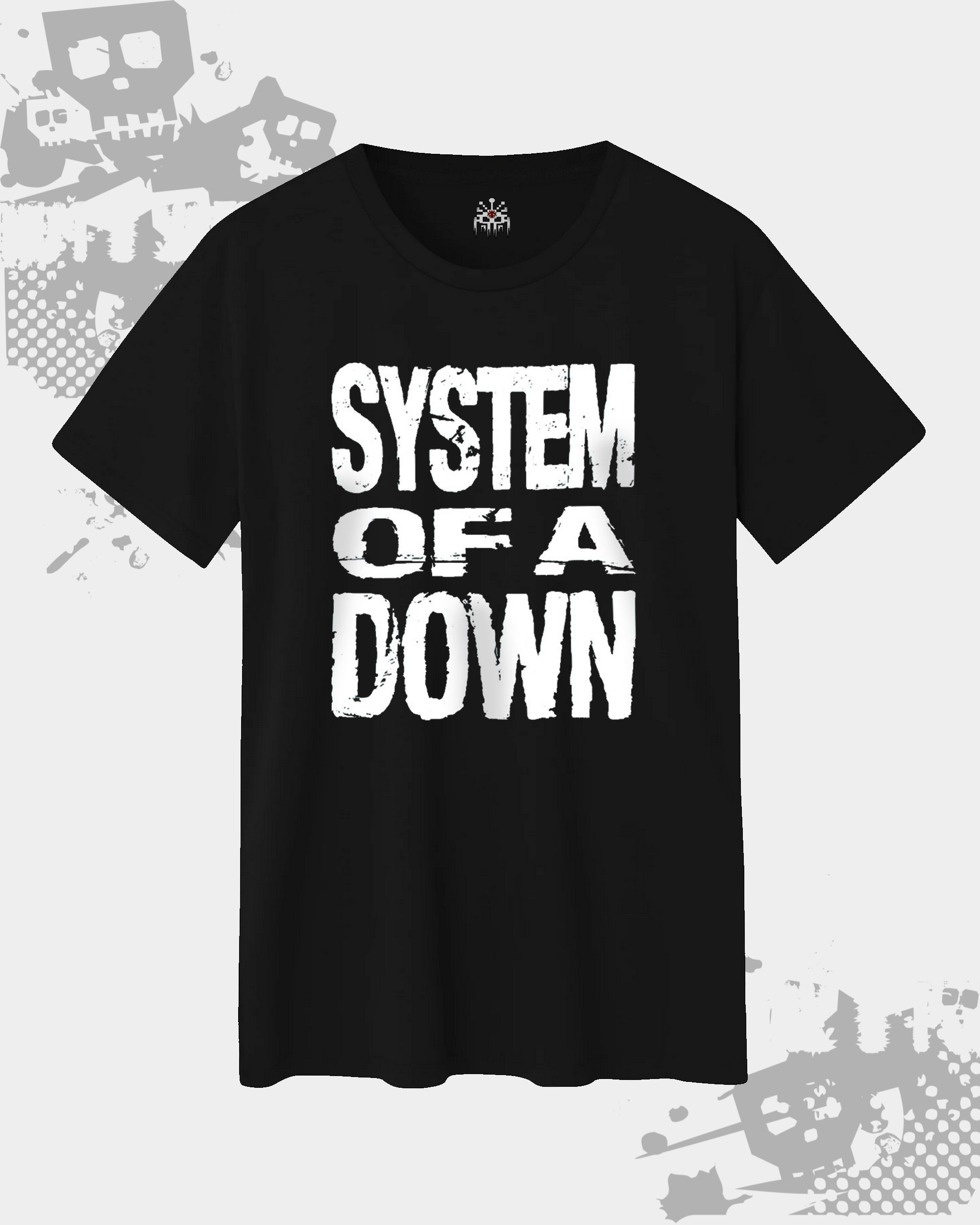 System of a Down Unisex Black T-shirt