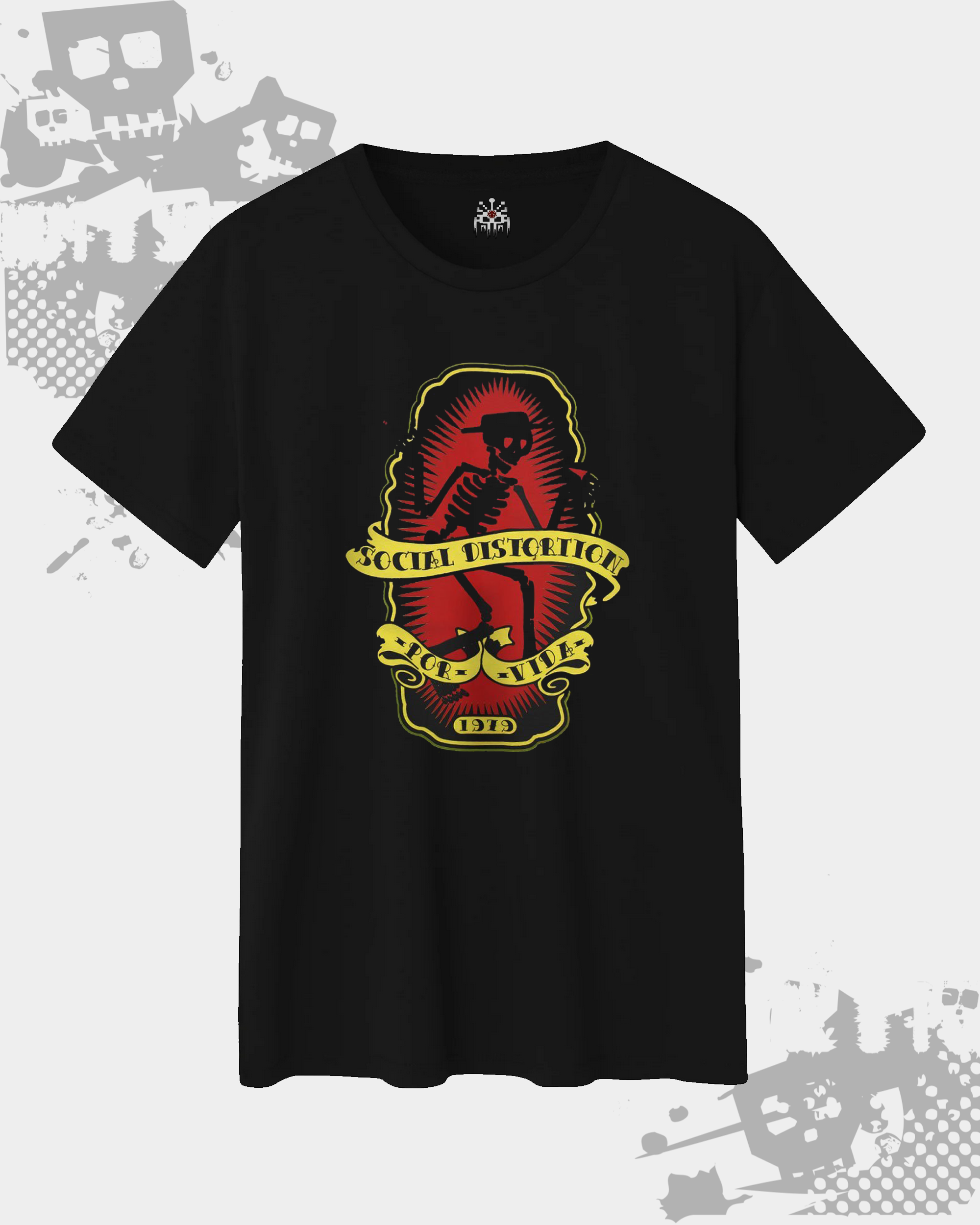 Social Distortion Black Unisex T-shirt