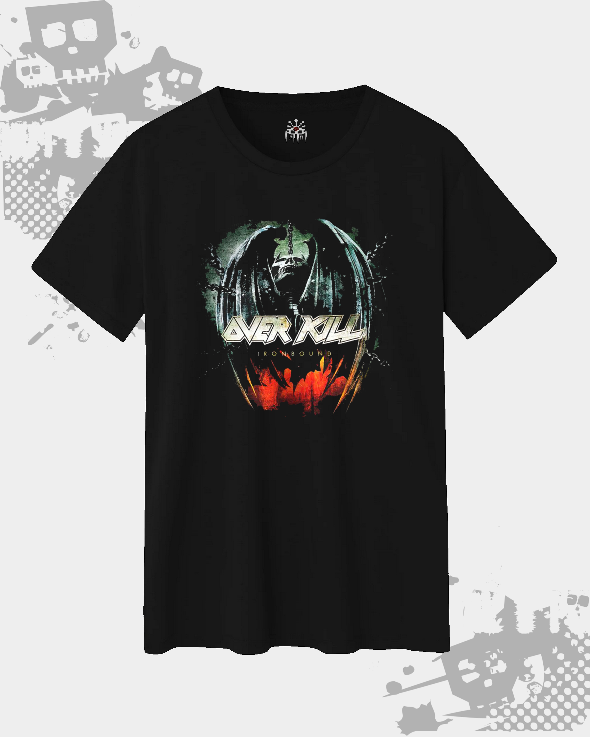 Overkill Black Unisex T-shirt