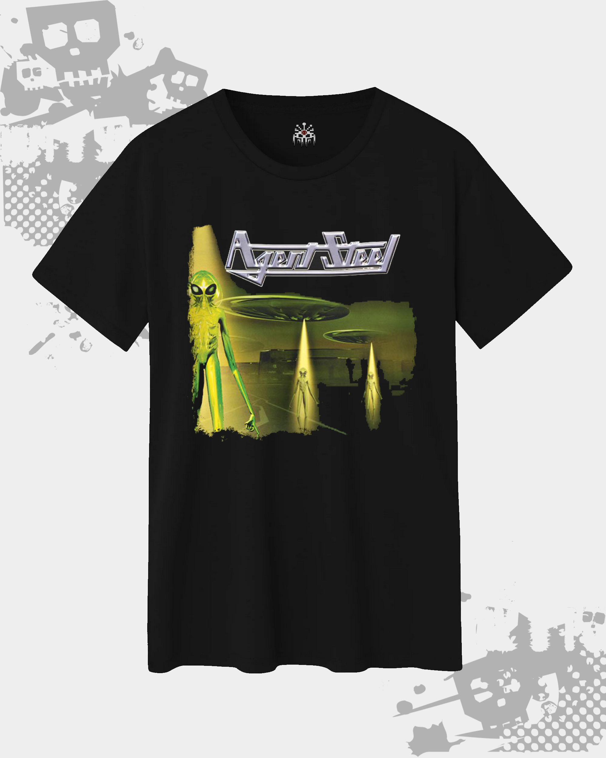 Agent Steel Black Unisex T-Shirt
