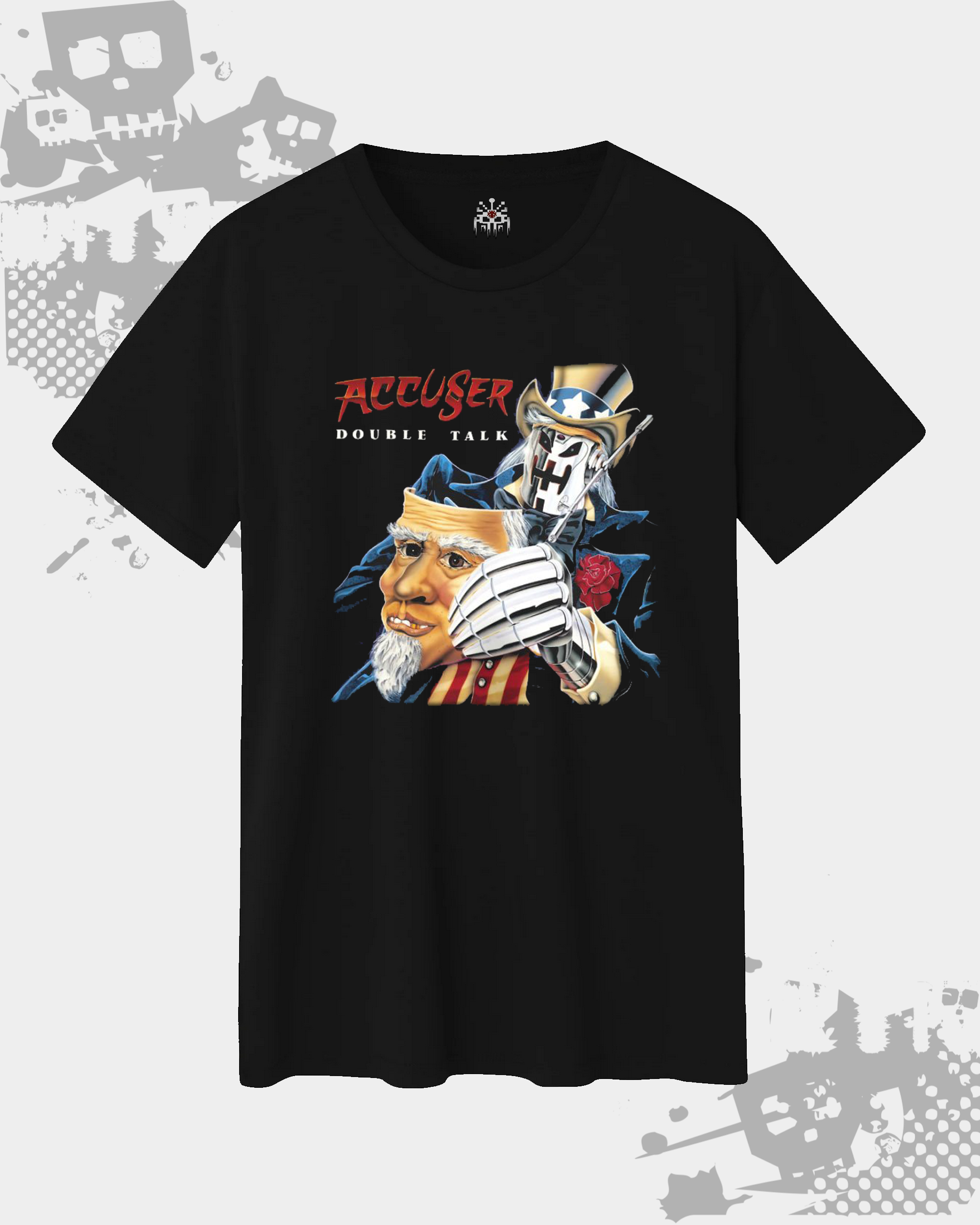 Accuser Black Unisex T-Shirt