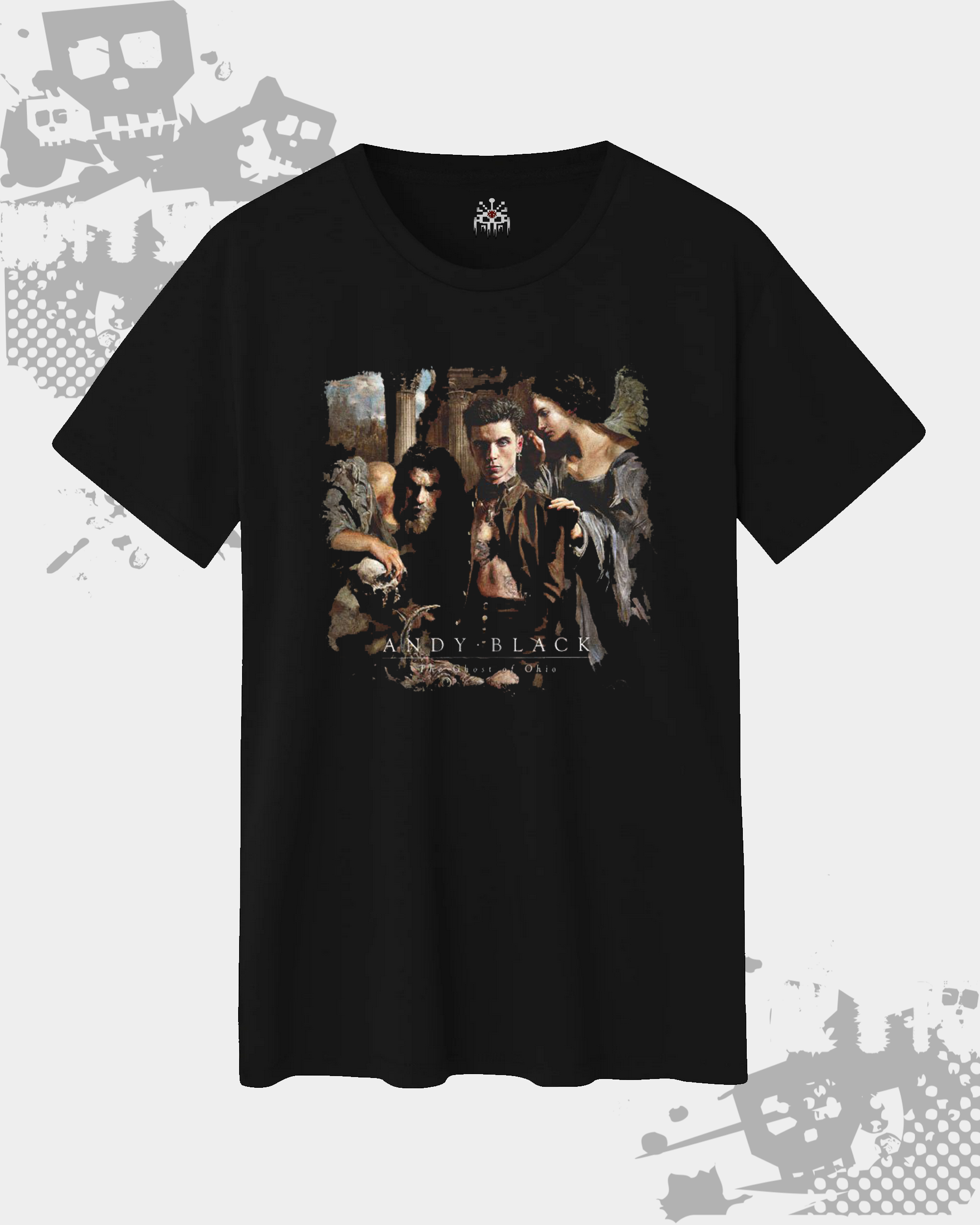 Andy Black Black Unisex T-Shirt