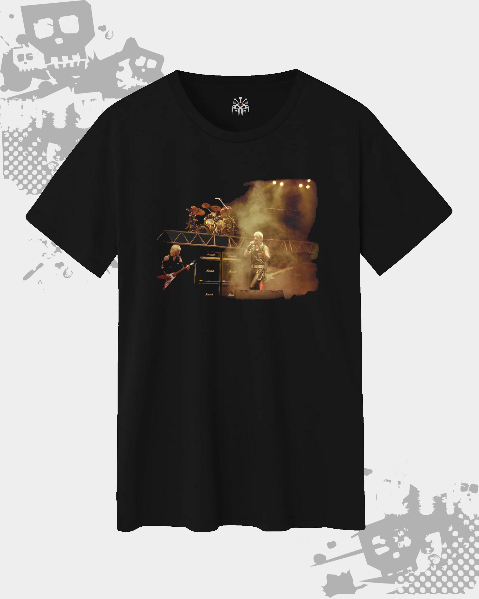 Halford Black Unisex T-Shirt