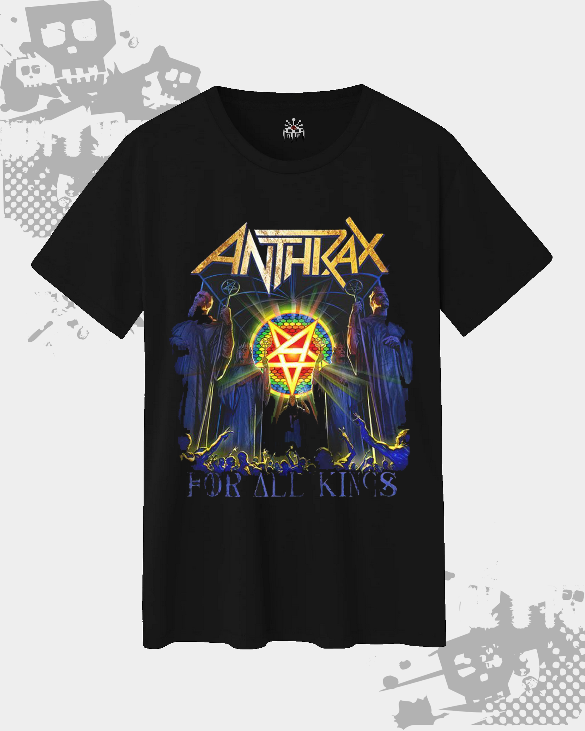 Anthrax Black Unisex T-Shirt