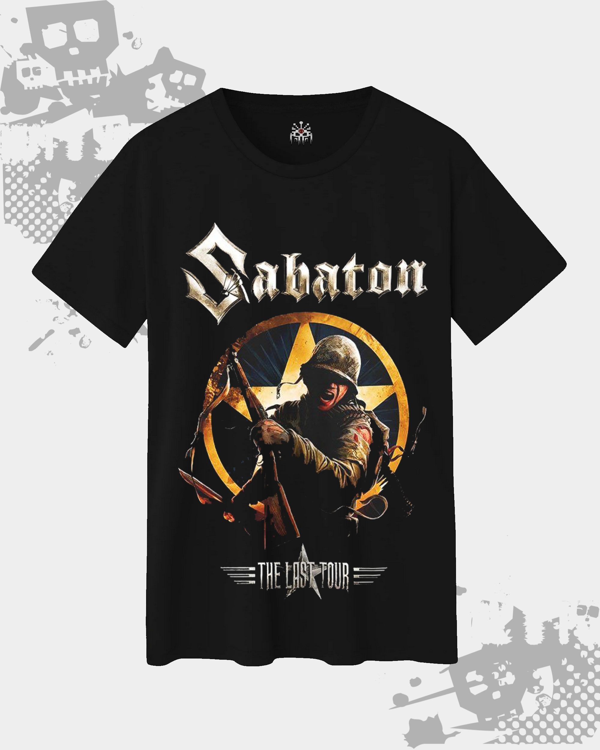 Sabaton Unisex Black T-shirt