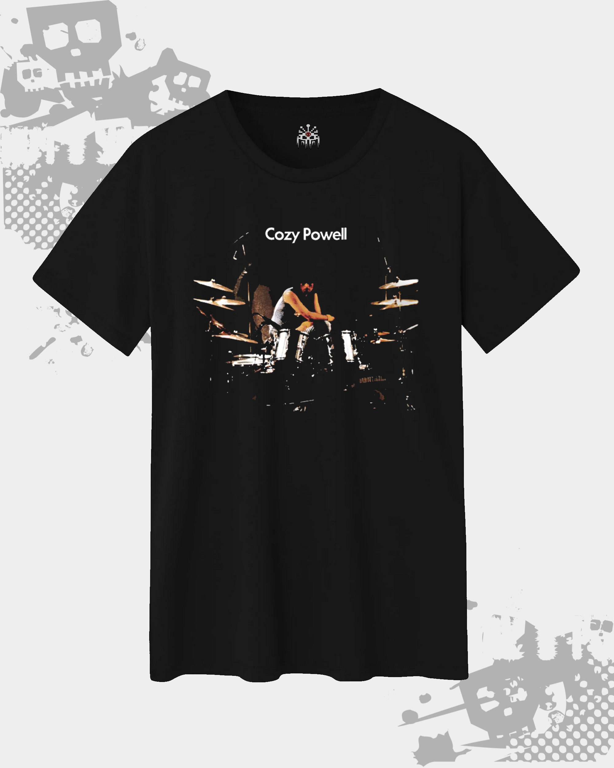 Cozy Powell Black Unisex T-Shirt