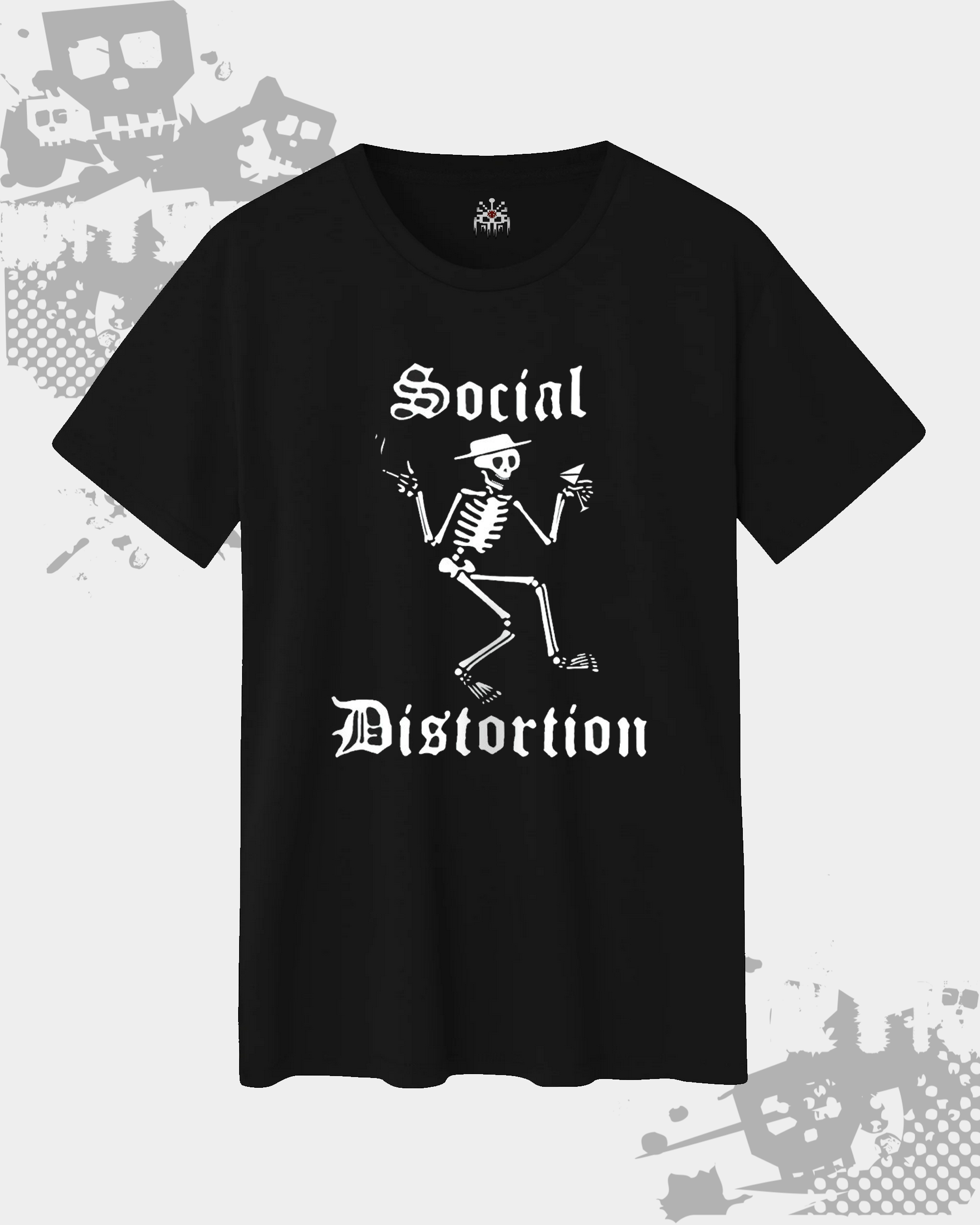 Social Distortion Black Unisex T-shirt