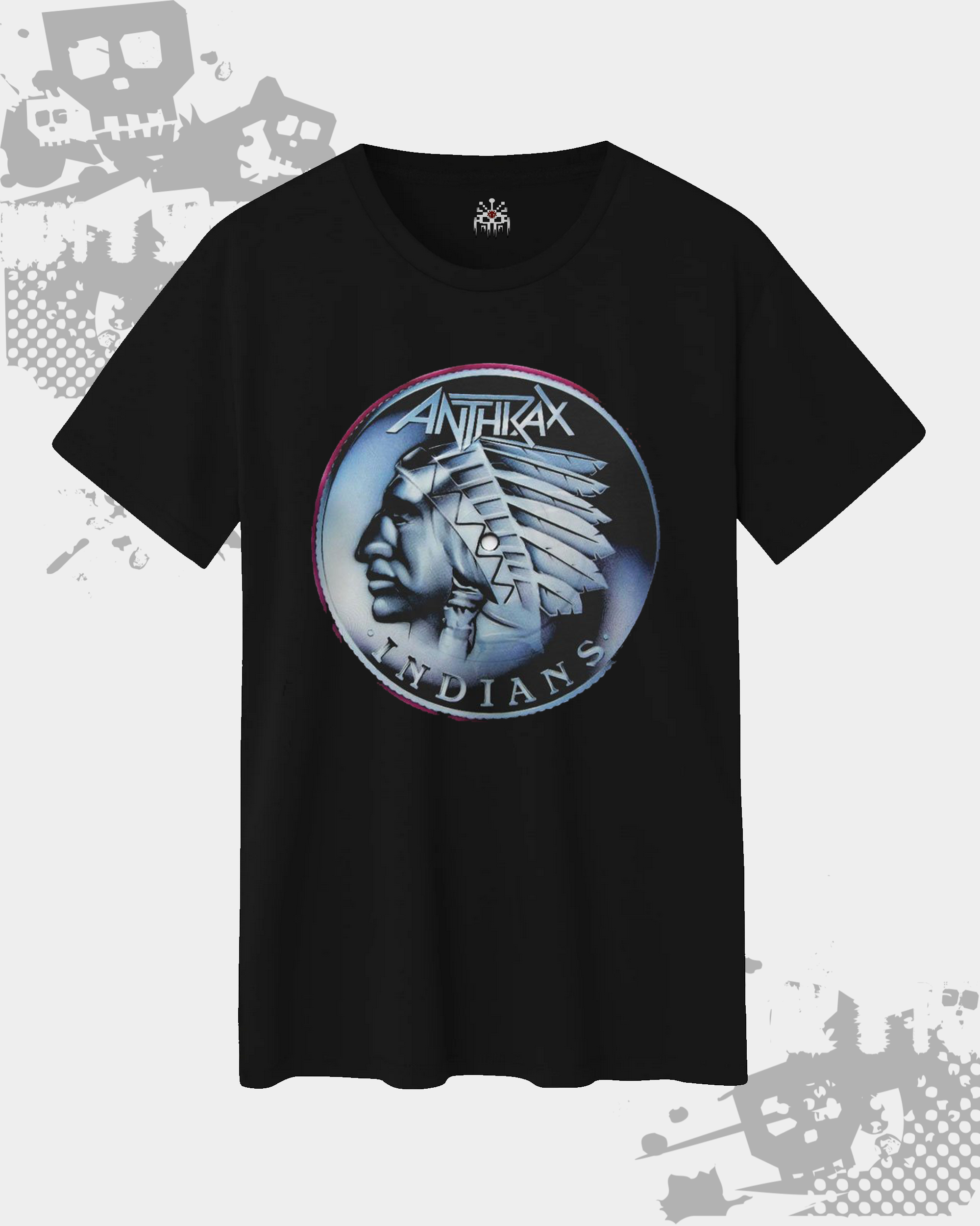 Anthrax Black Unisex T-Shirt