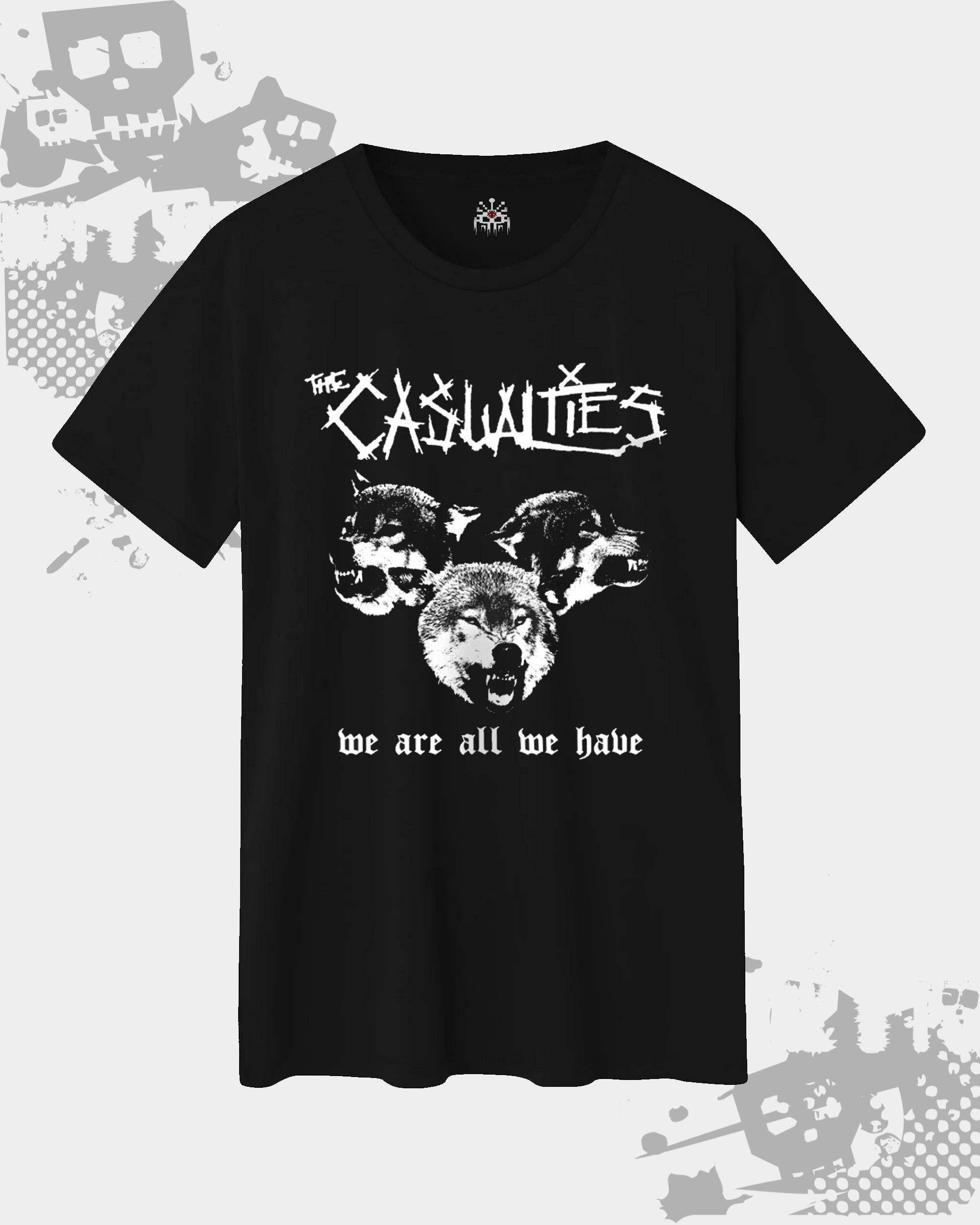 Casualties Black Unisex T-Shirt