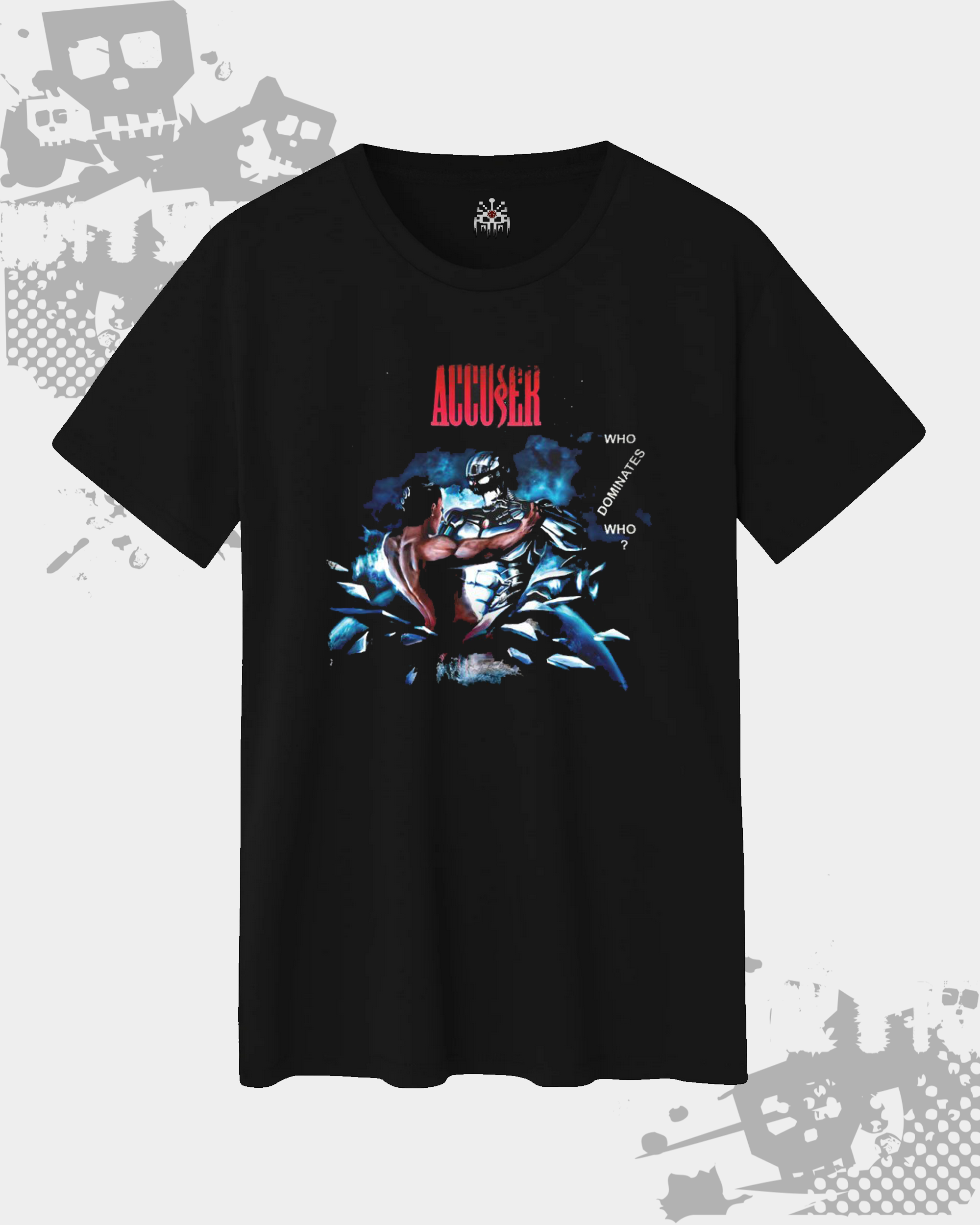 Accuser Black Unisex T-Shirt