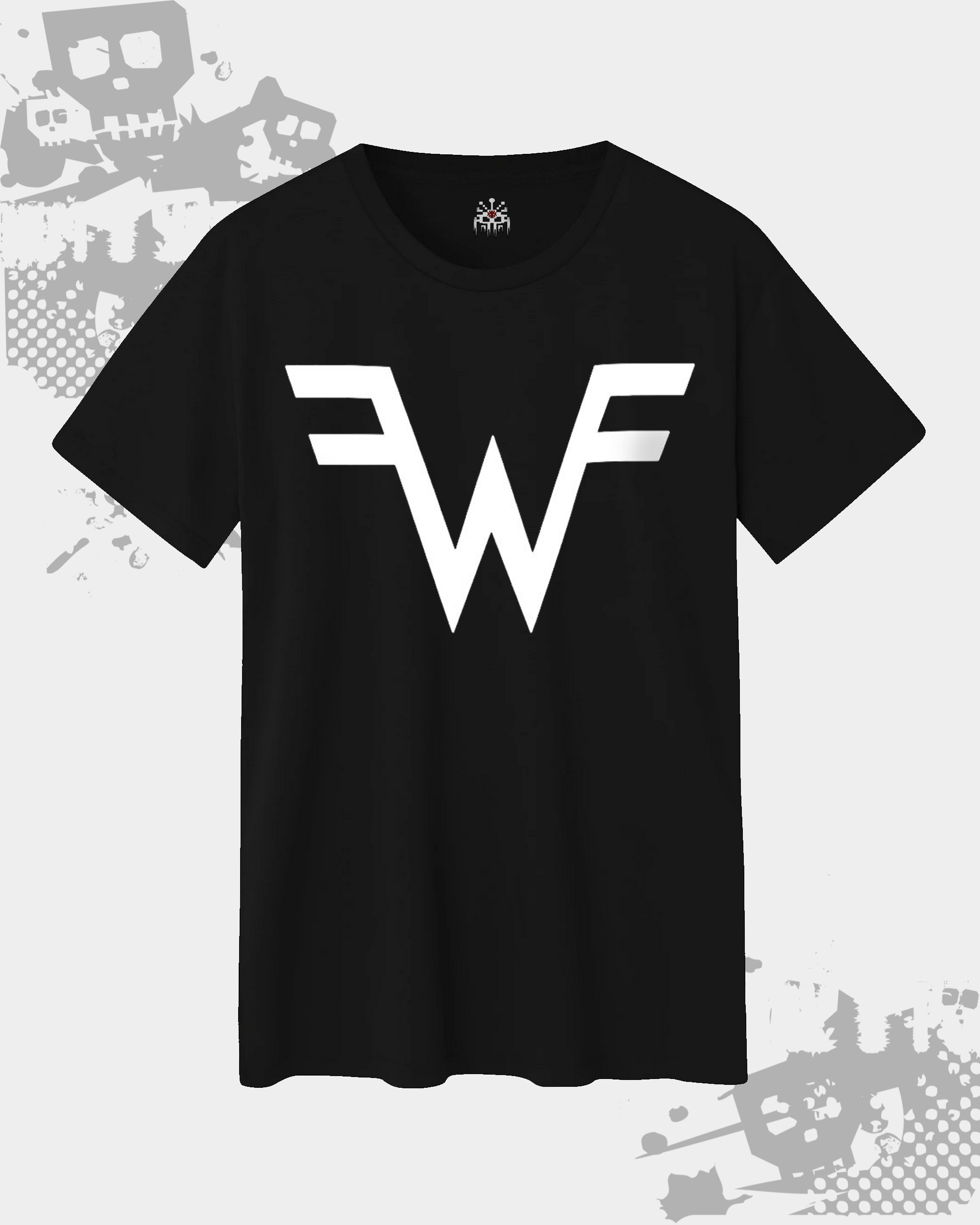 Weezer Unisex Black T-shirt