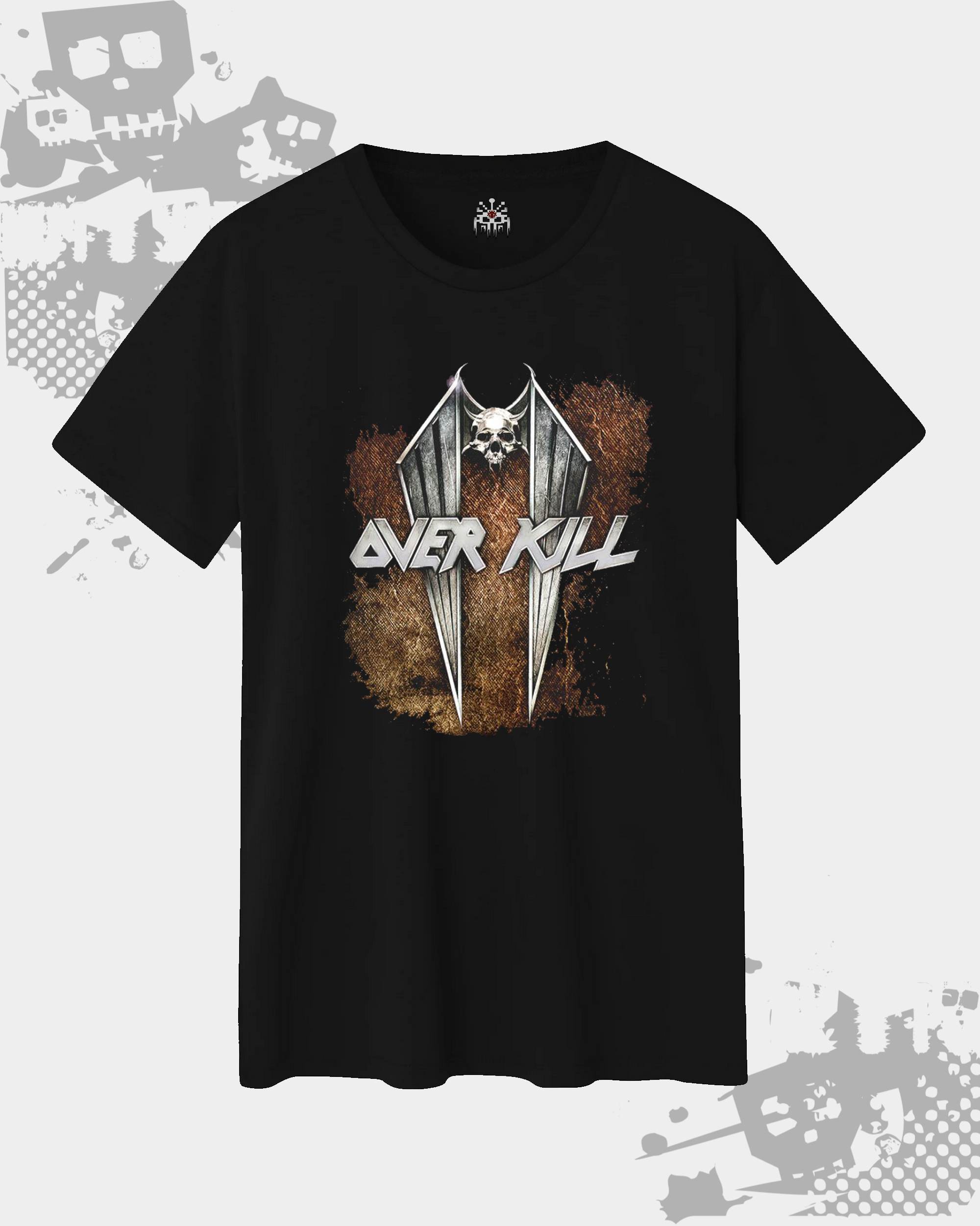 Overkill Black Unisex T-shirt