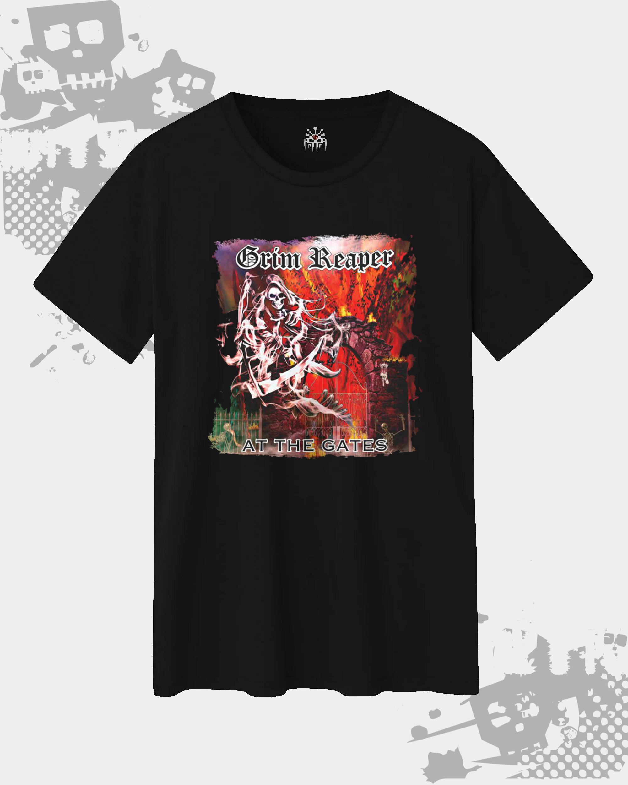 Grim Reaper Black Unisex T-Shirt