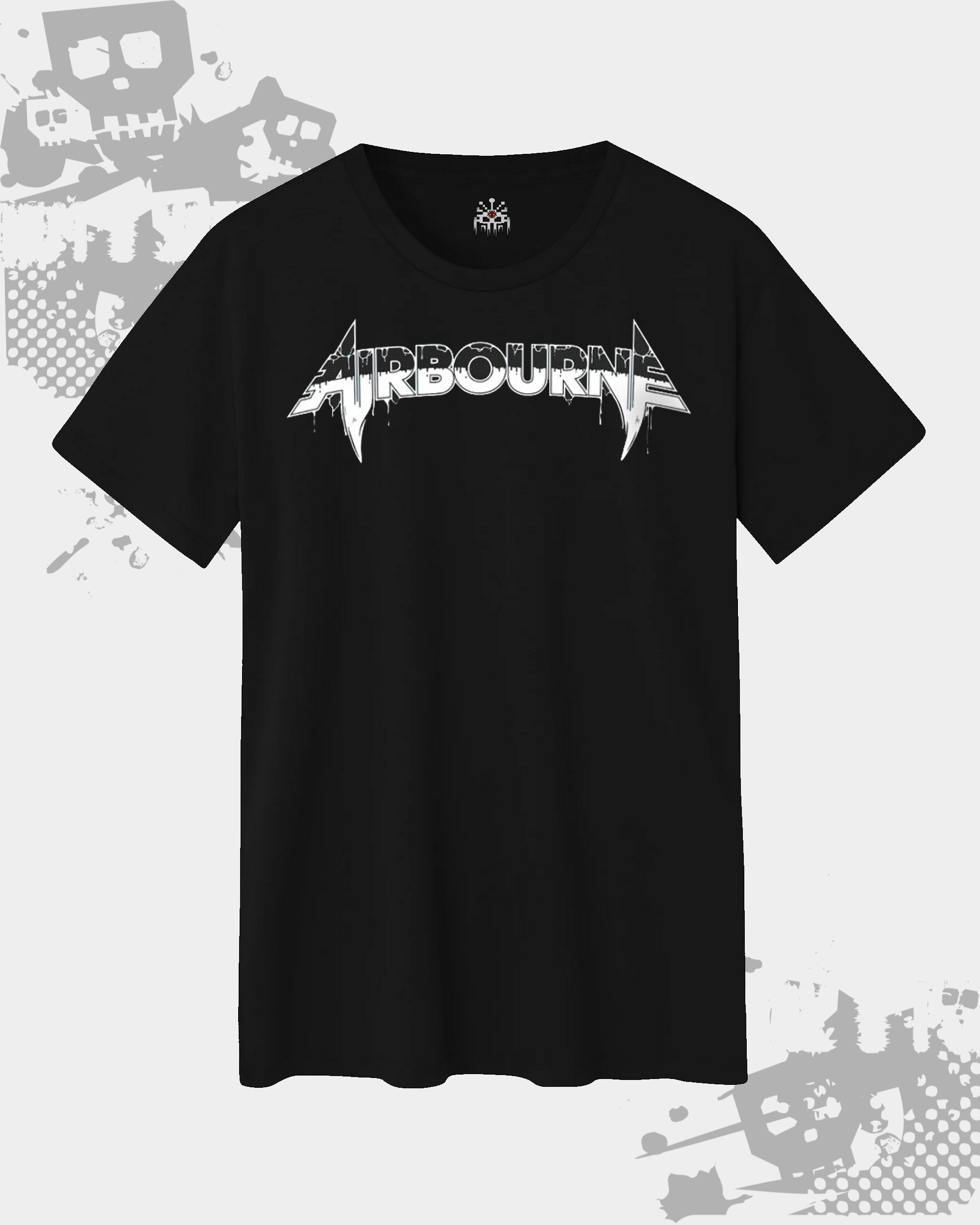 Airbourne Front Black Unisex T-Shirt