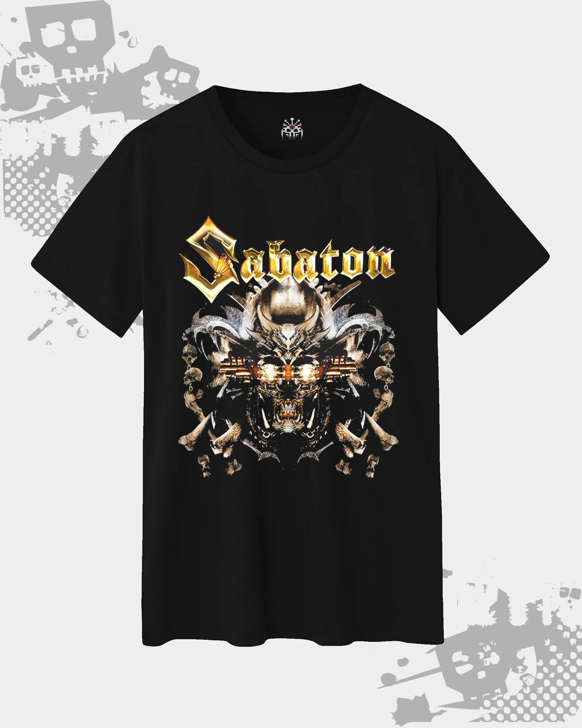 Sabaton Unisex Black T-shirt