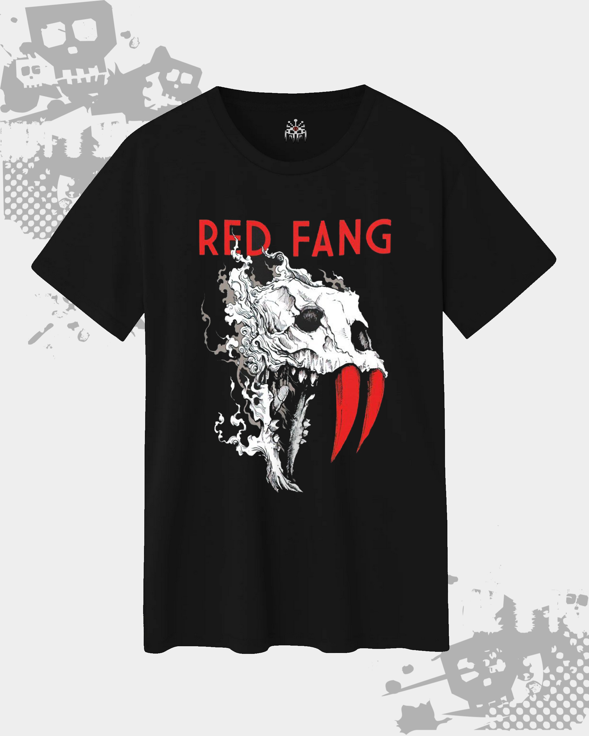 Red Fang Black Unisex T-shirt