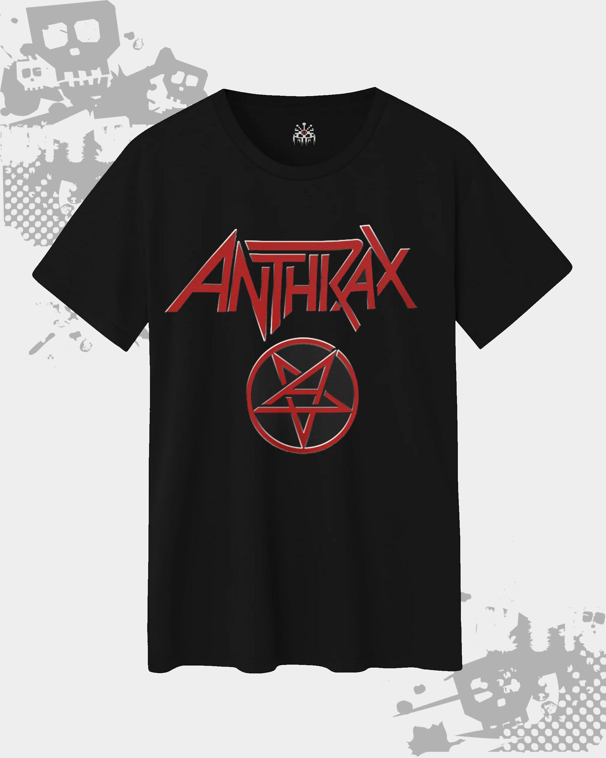 Anthrax Black Unisex T-Shirt
