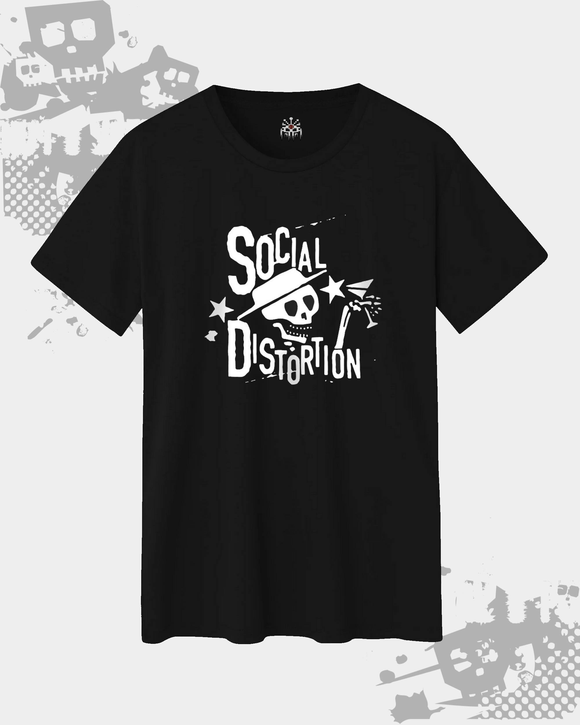 Social Distortion Black Unisex T-shirt