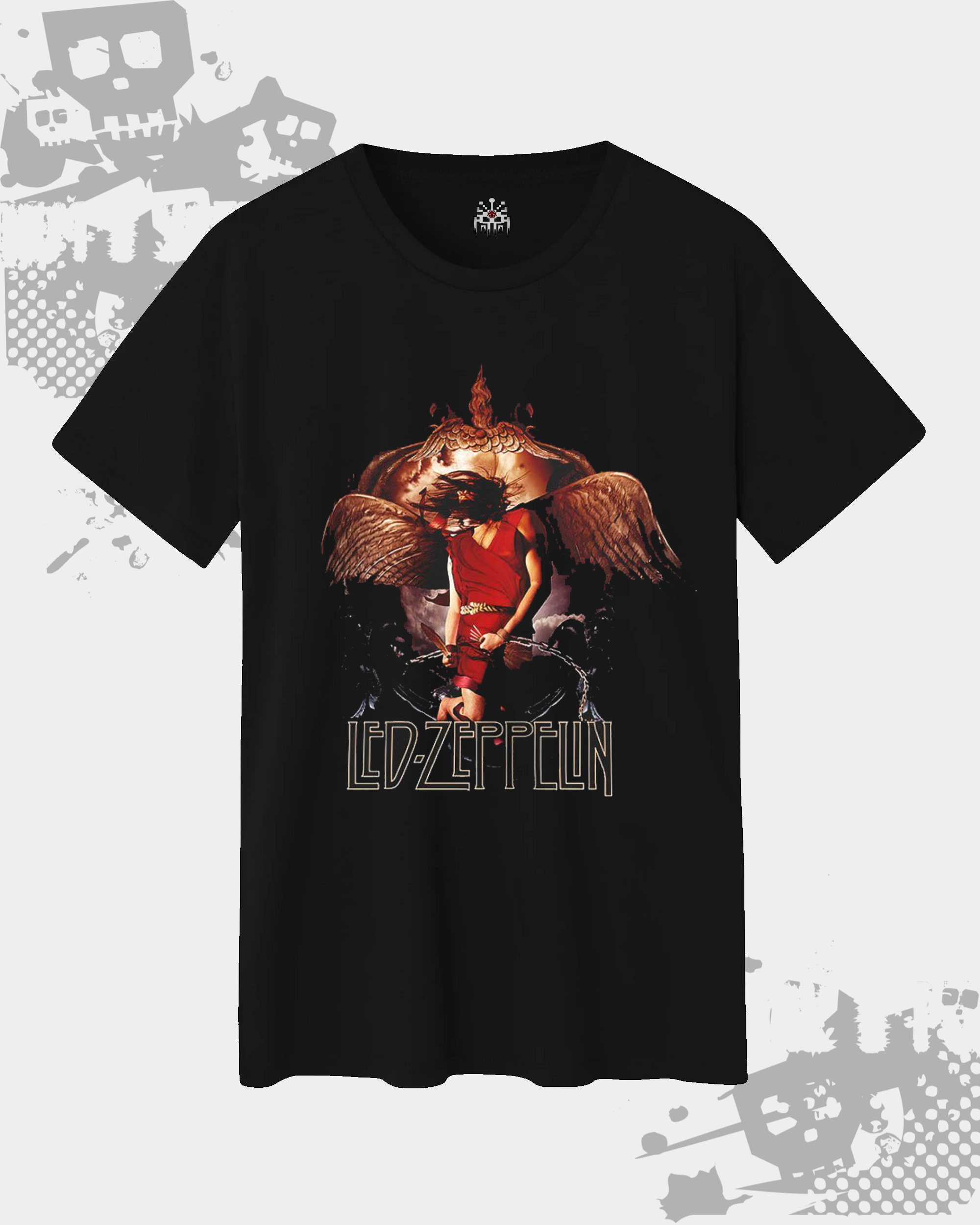 Led Zeppelin Black Unisex T-shirt