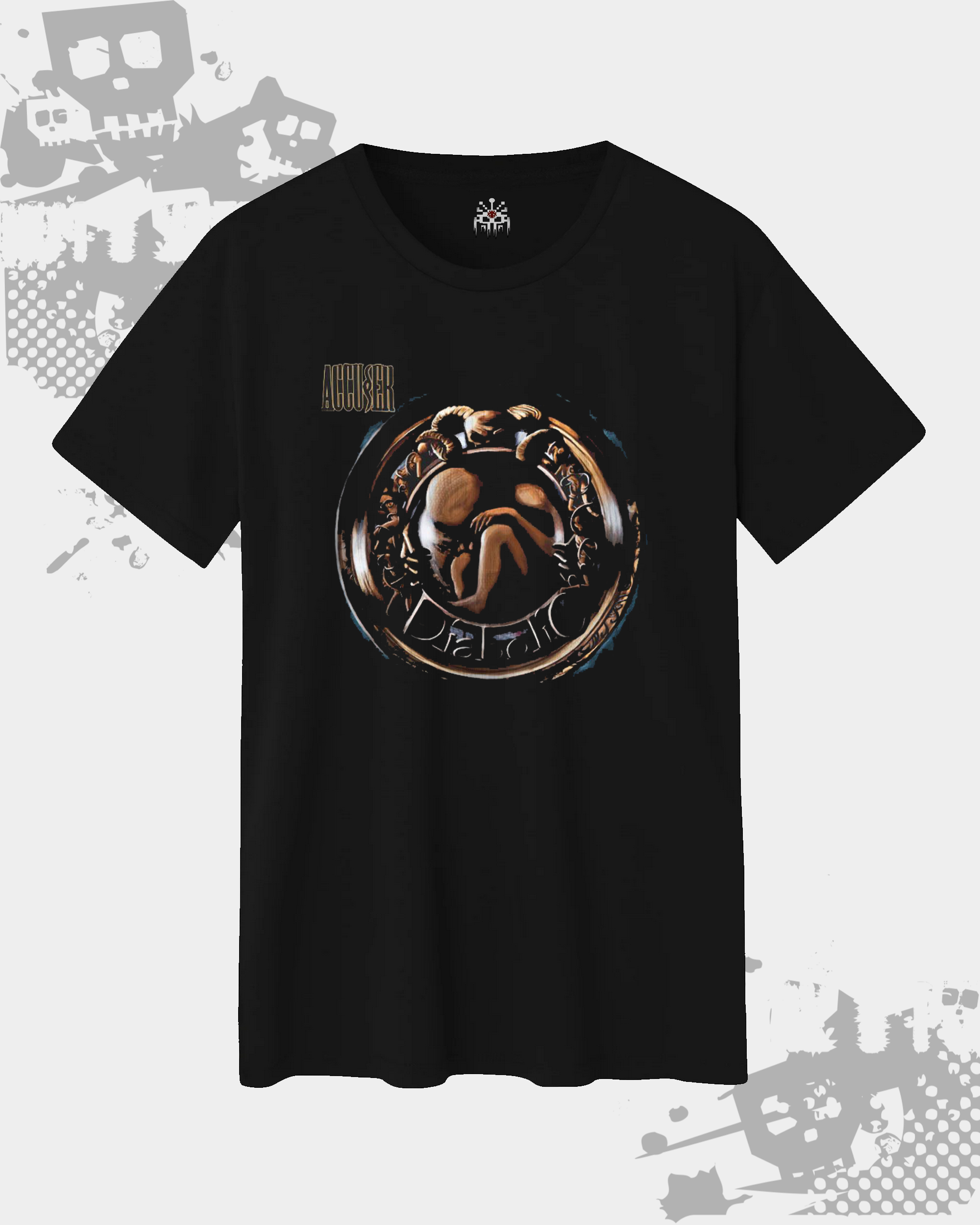 Accuser Black Unisex T-Shirt