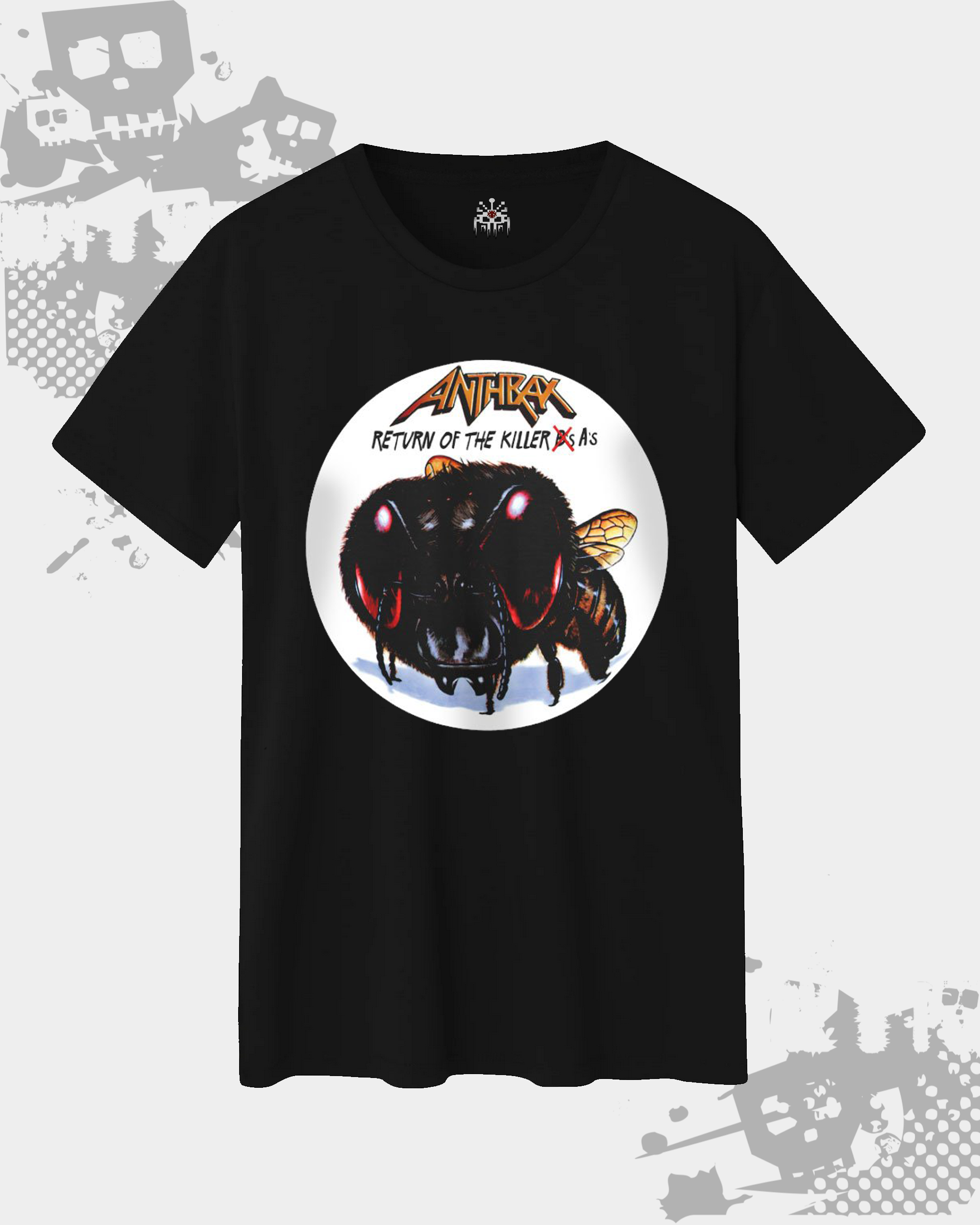 Anthrax Black Unisex T-Shirt