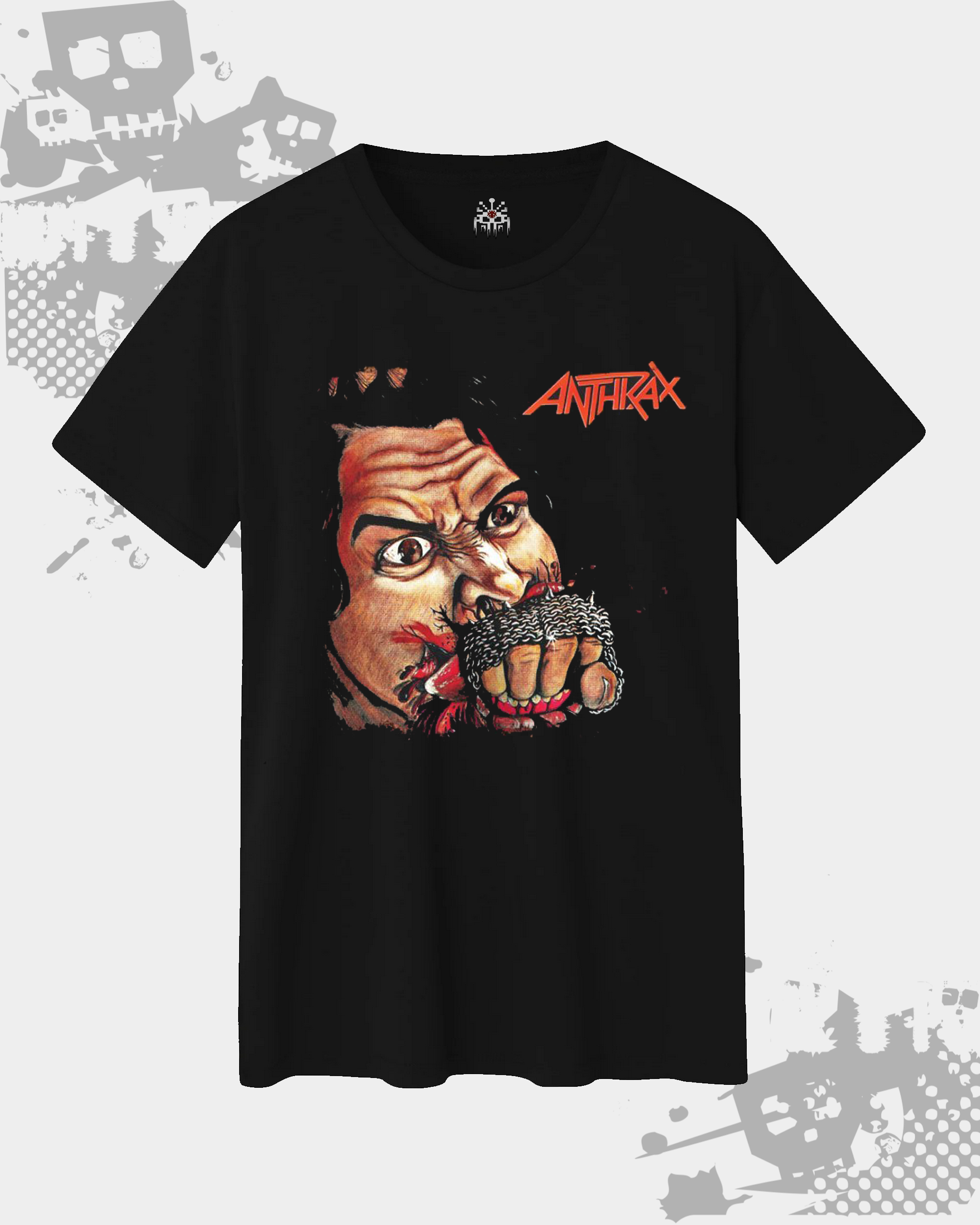 Anthrax Black Unisex T-Shirt