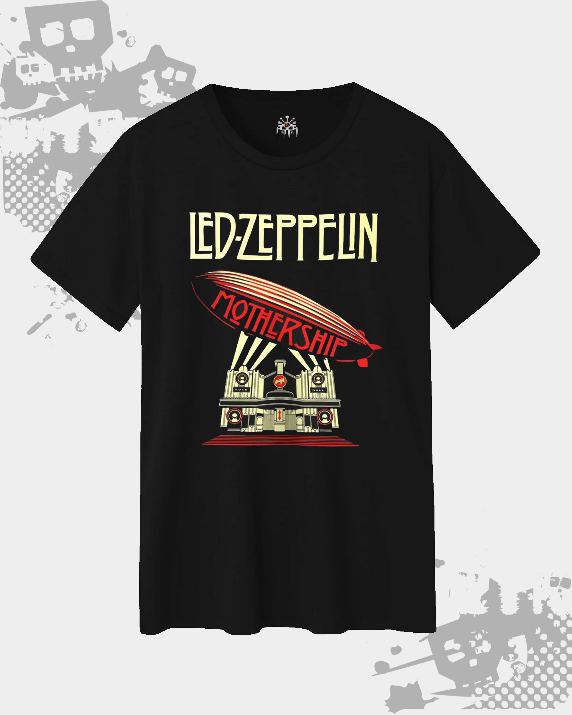 Led Zeppelin Black Unisex T-shirt