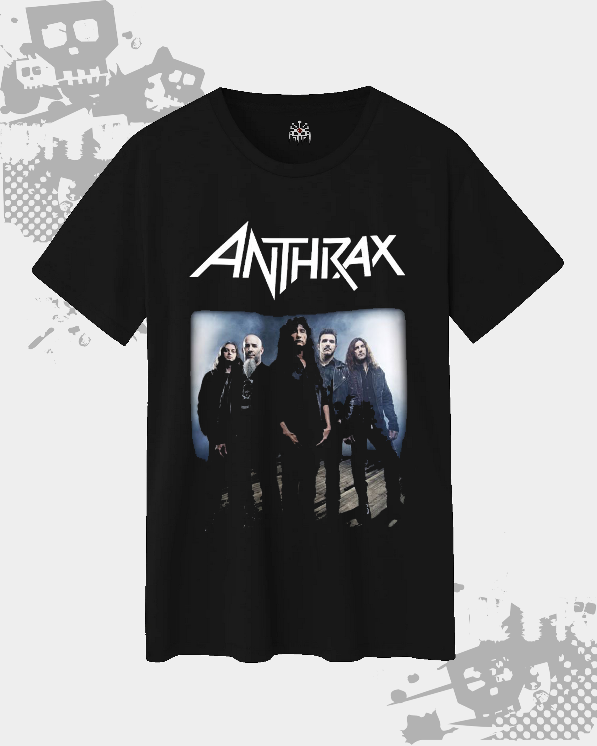 Anthrax Black Unisex T-Shirt