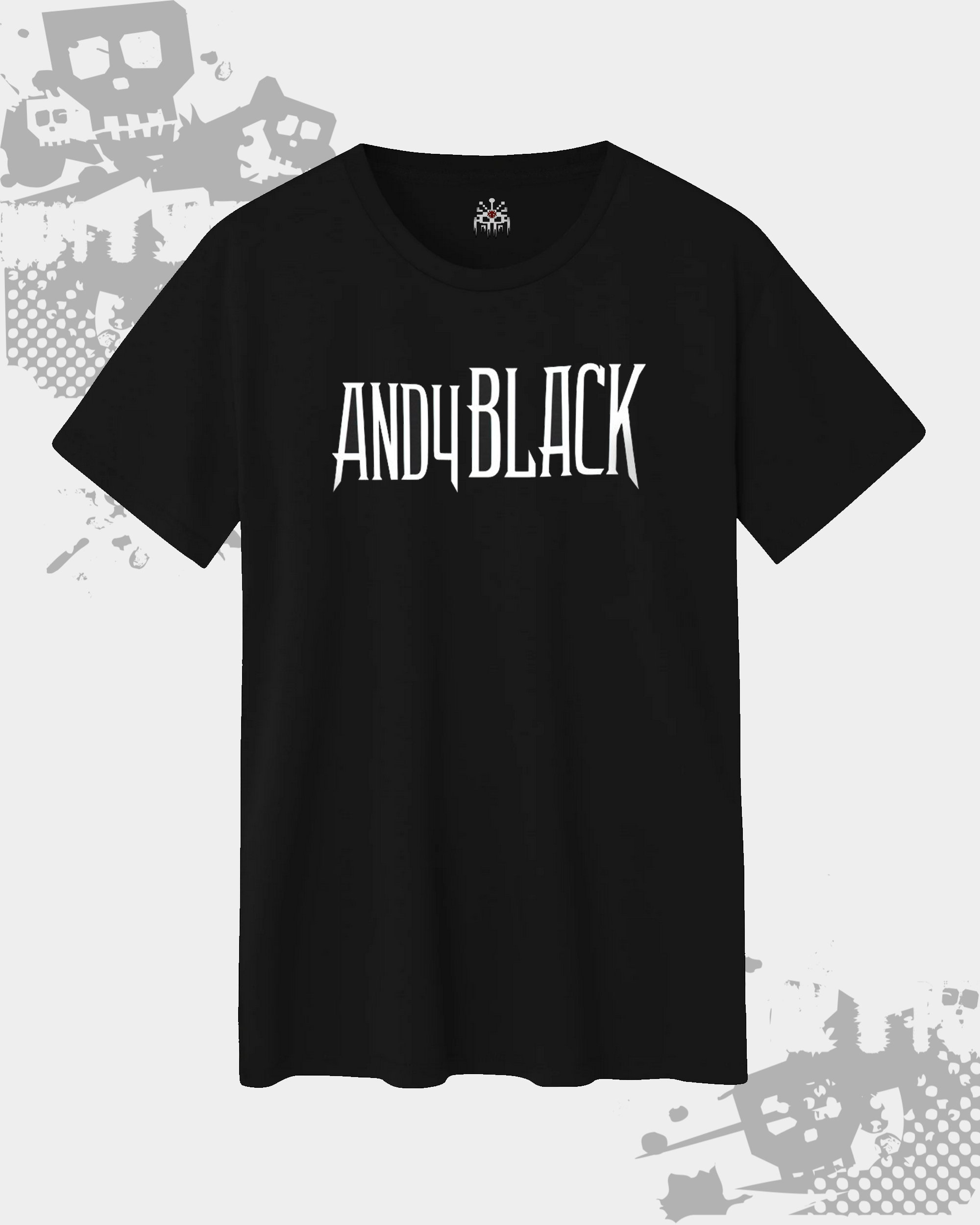 Andy Black Black Unisex T-Shirt