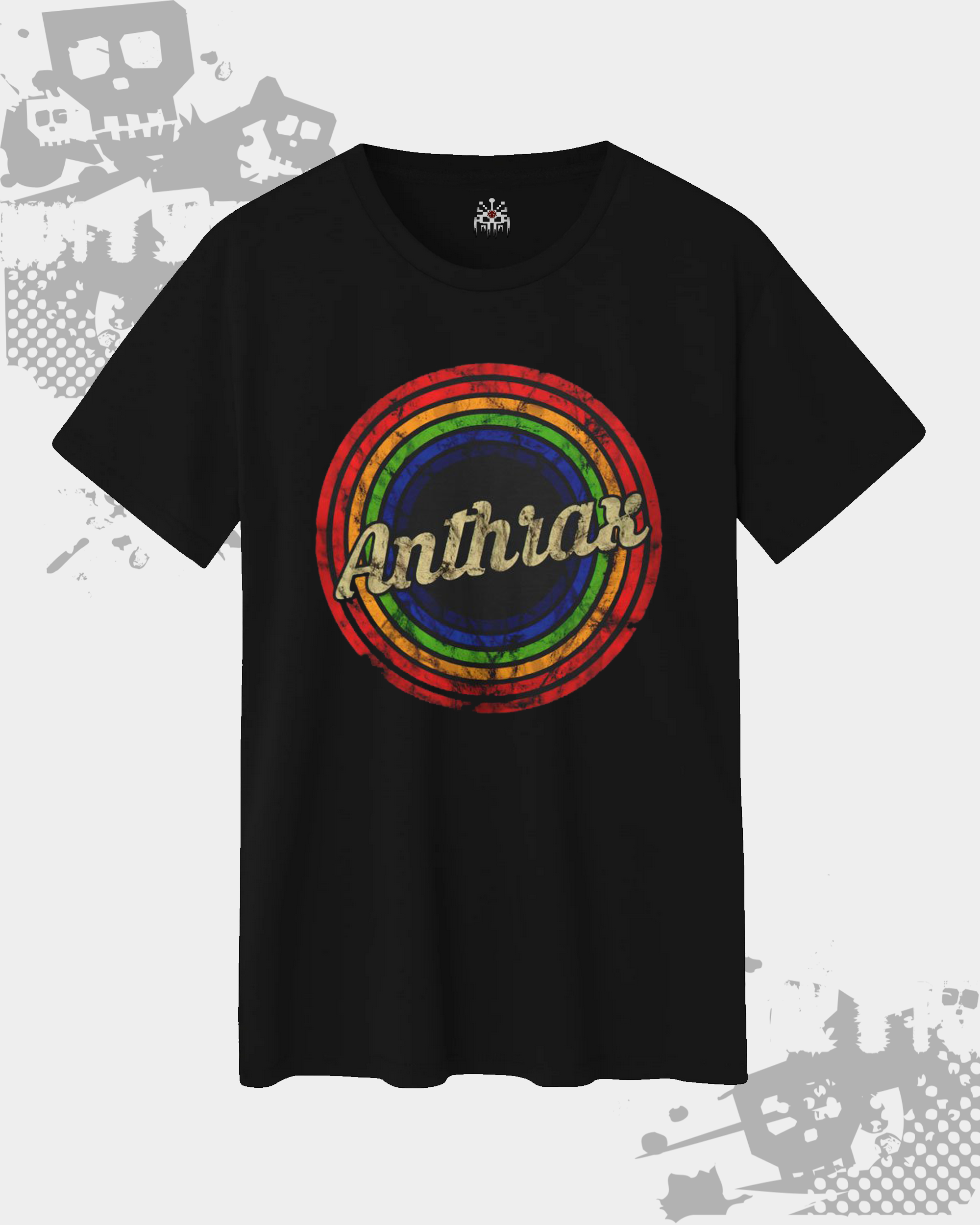 Anthrax Black Unisex T-Shirt