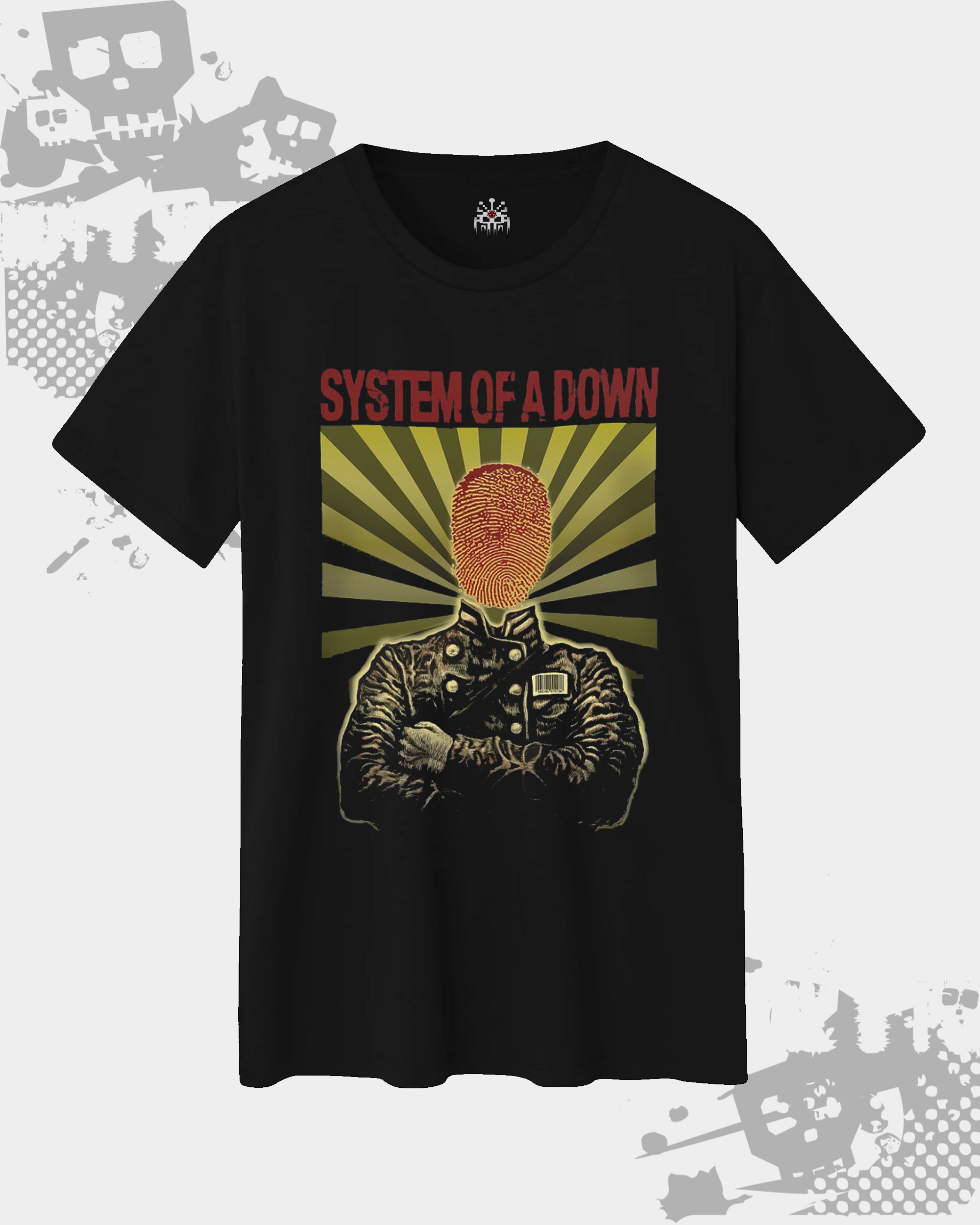 System of a Down Unisex Black T-shirt