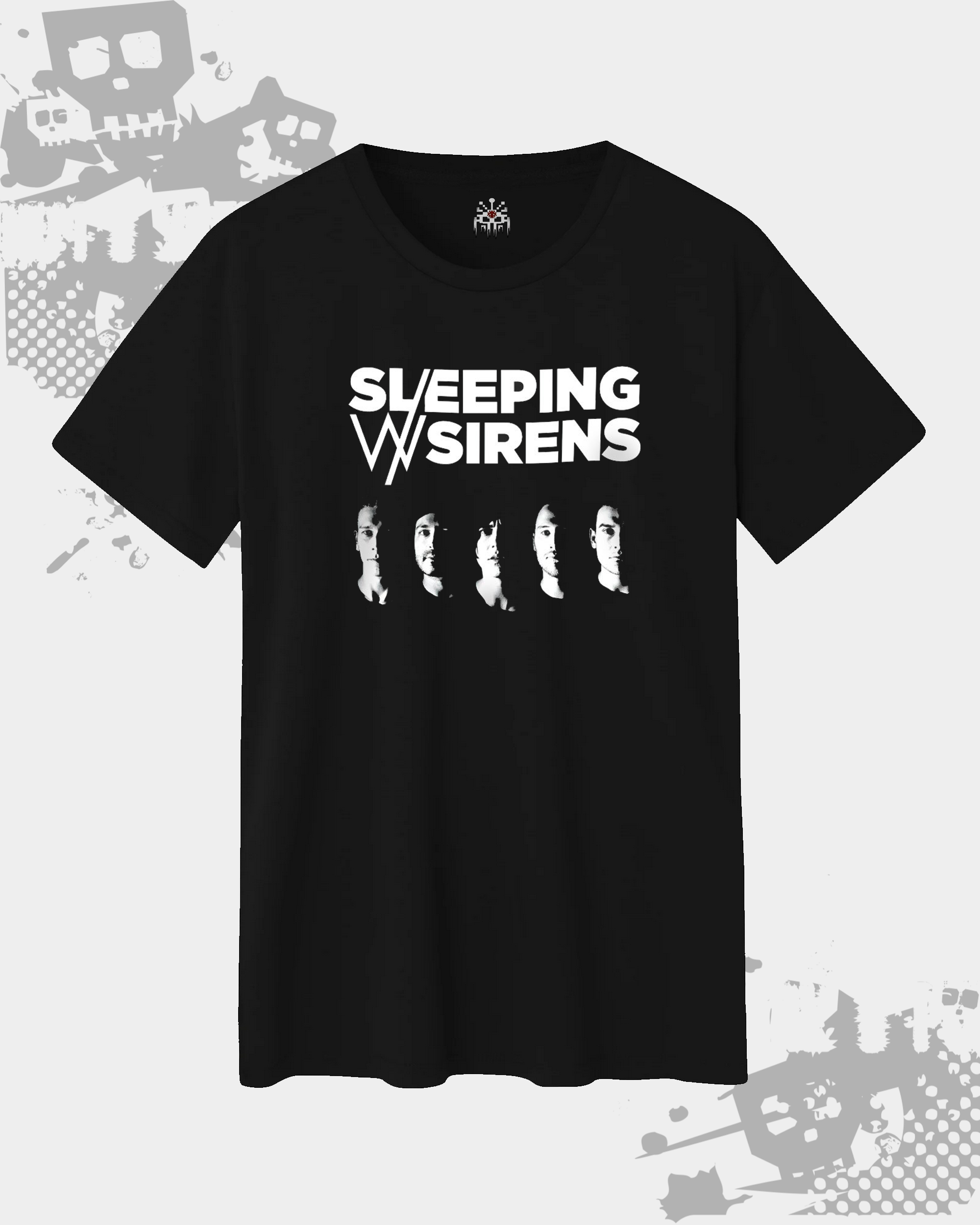 Sleeping with Sirens Black Unisex T-shirt