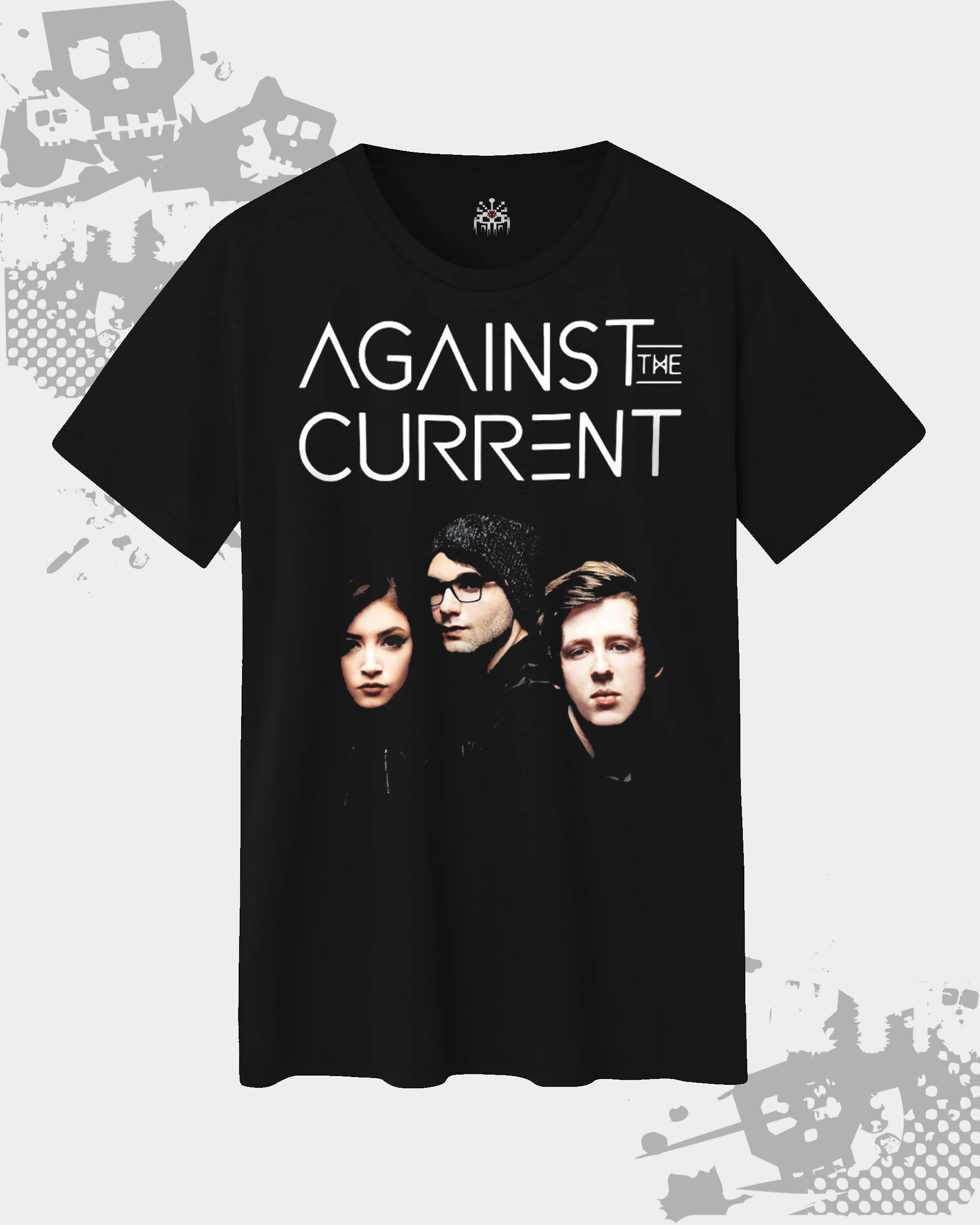 Against The Current Black Unisex T-Shirt