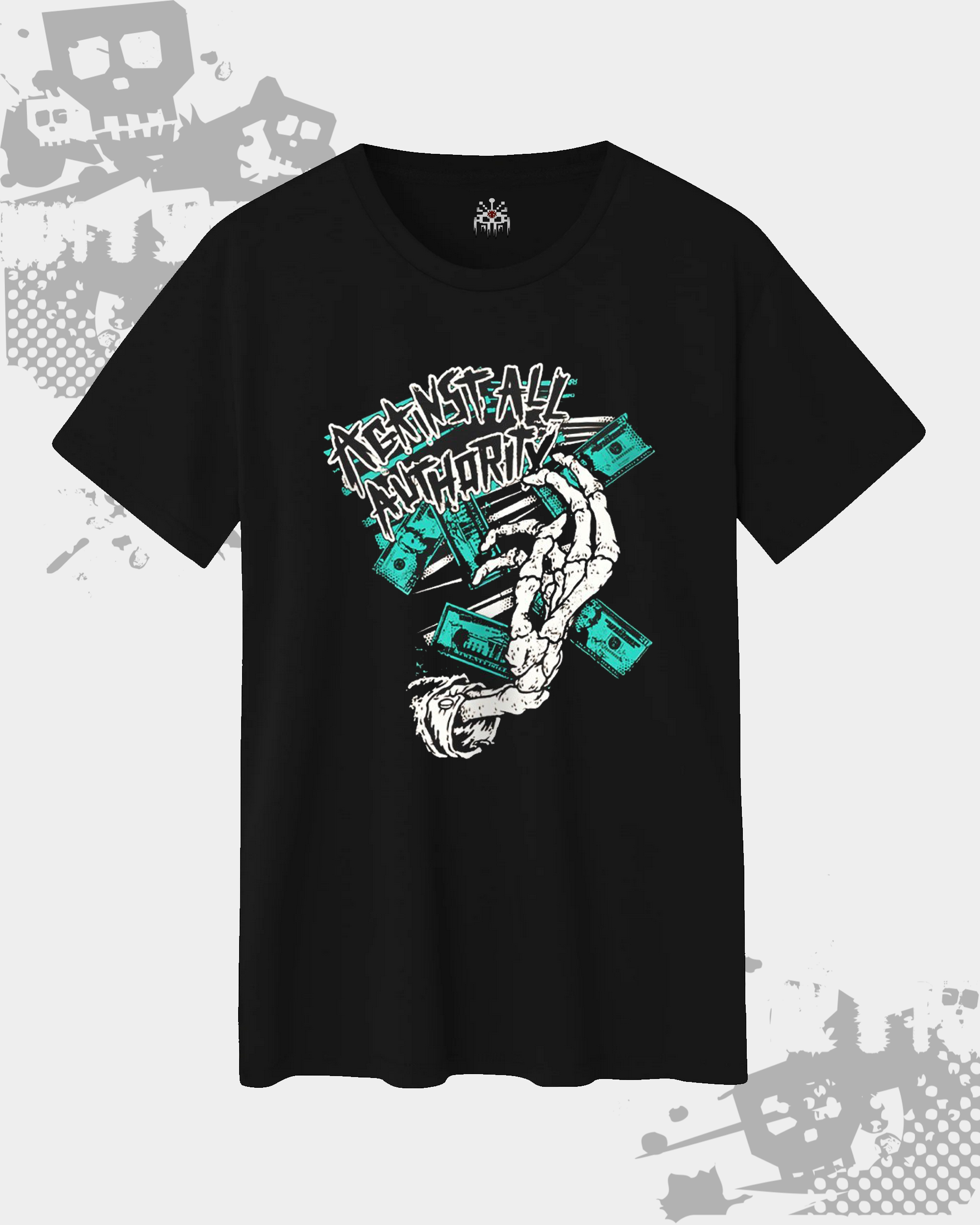 Against All Authority Black Unisex T-Shirt