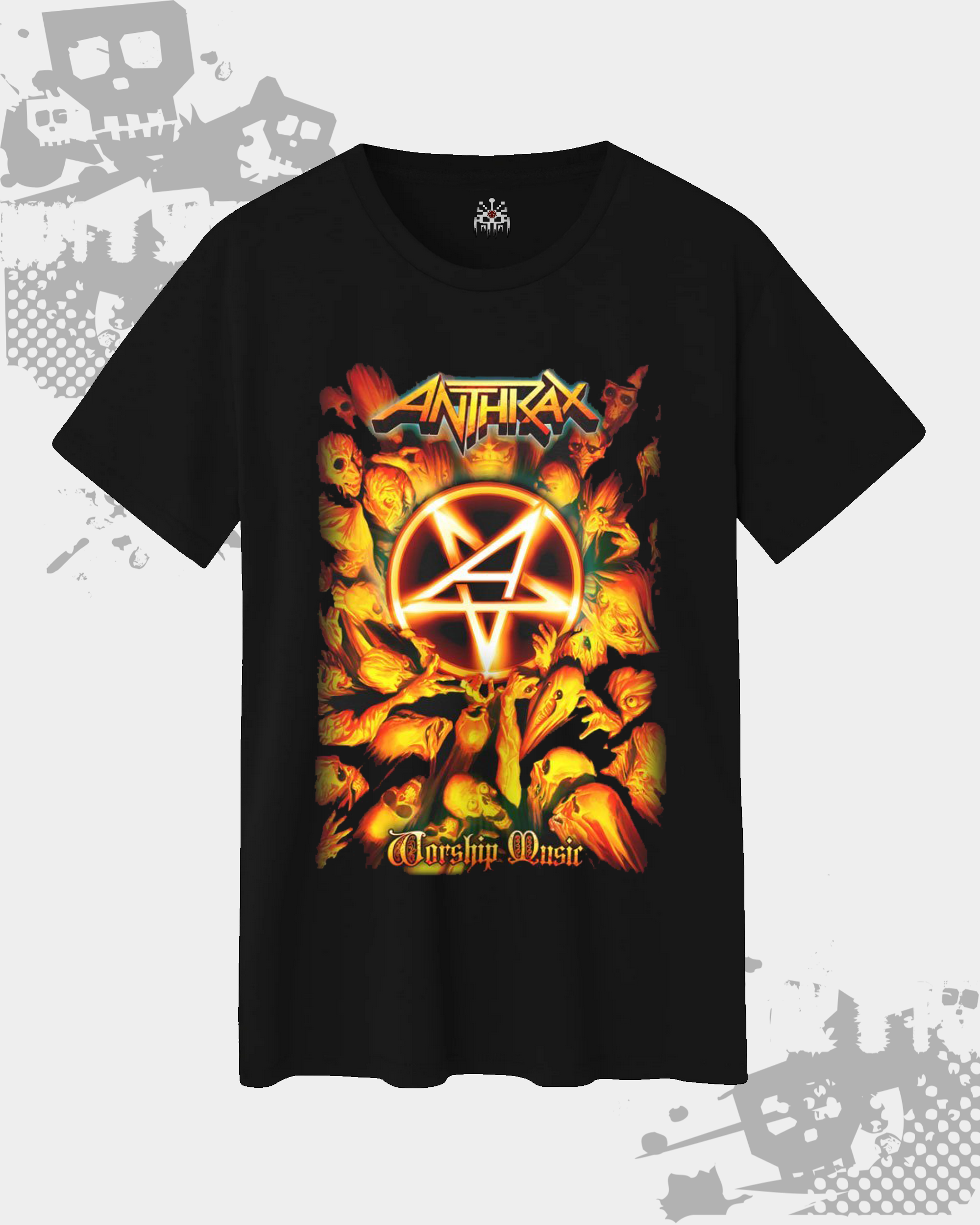 Anthrax Black Unisex T-Shirt