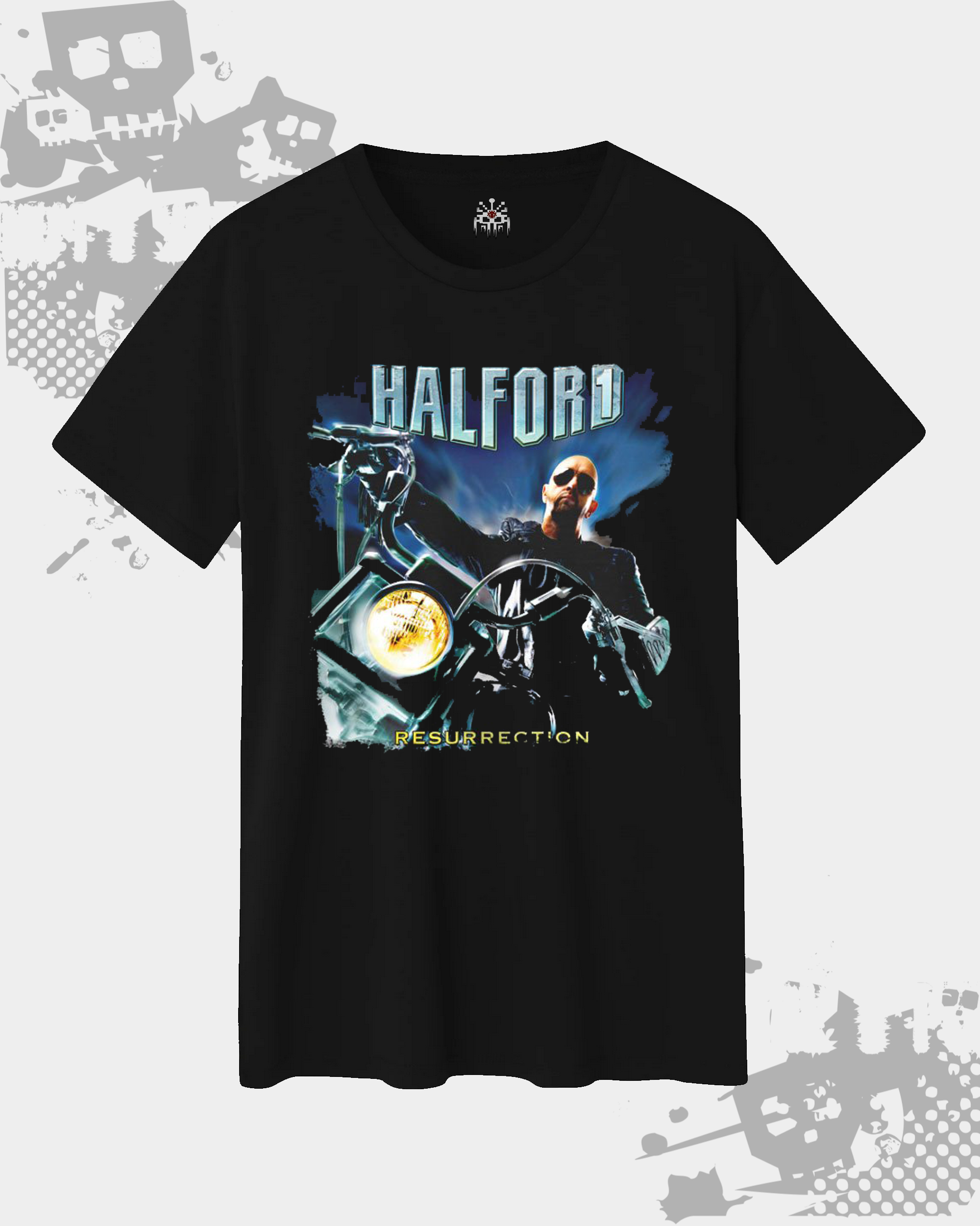 Halford Black Unisex T-Shirt