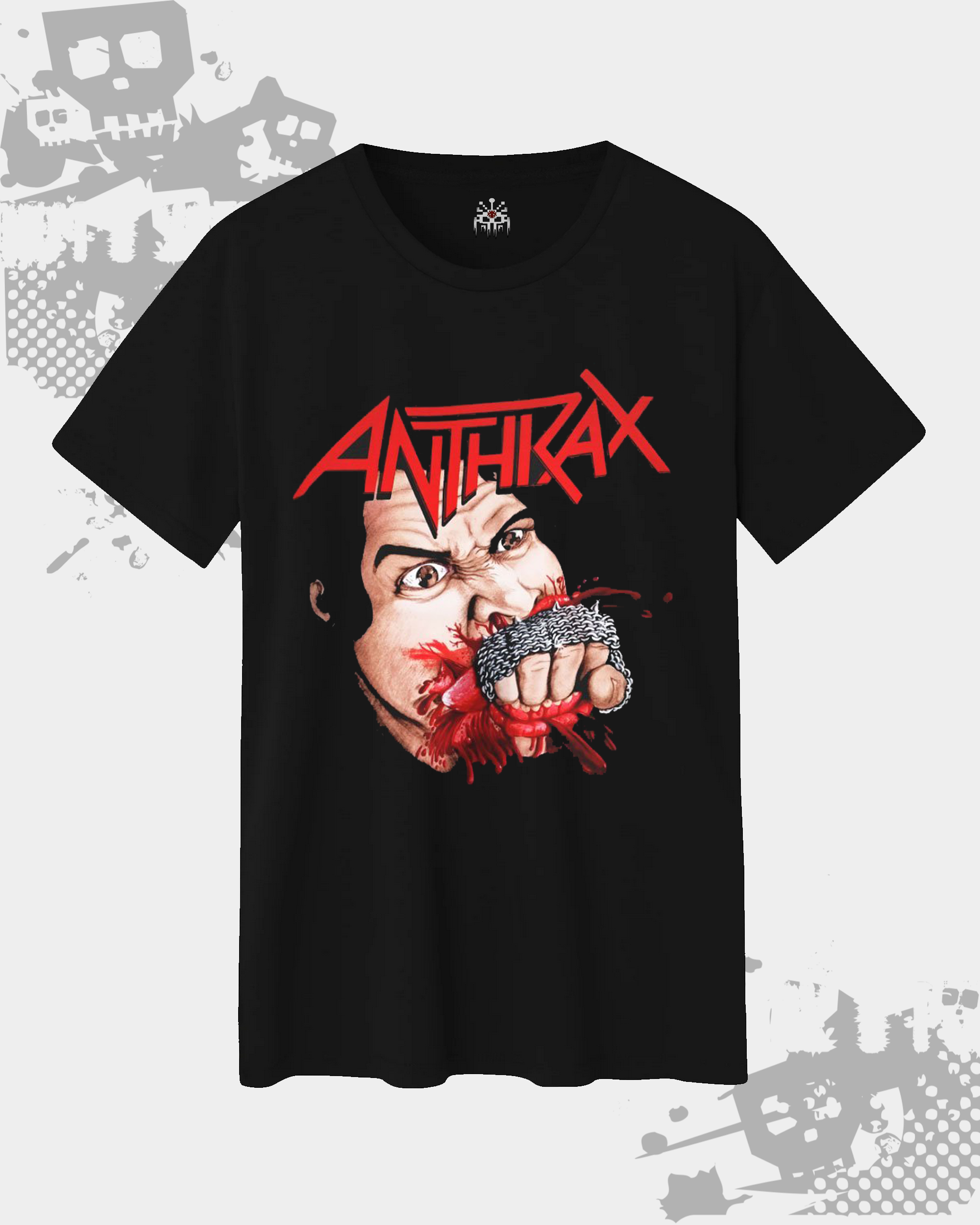 Anthrax Black Unisex T-Shirt