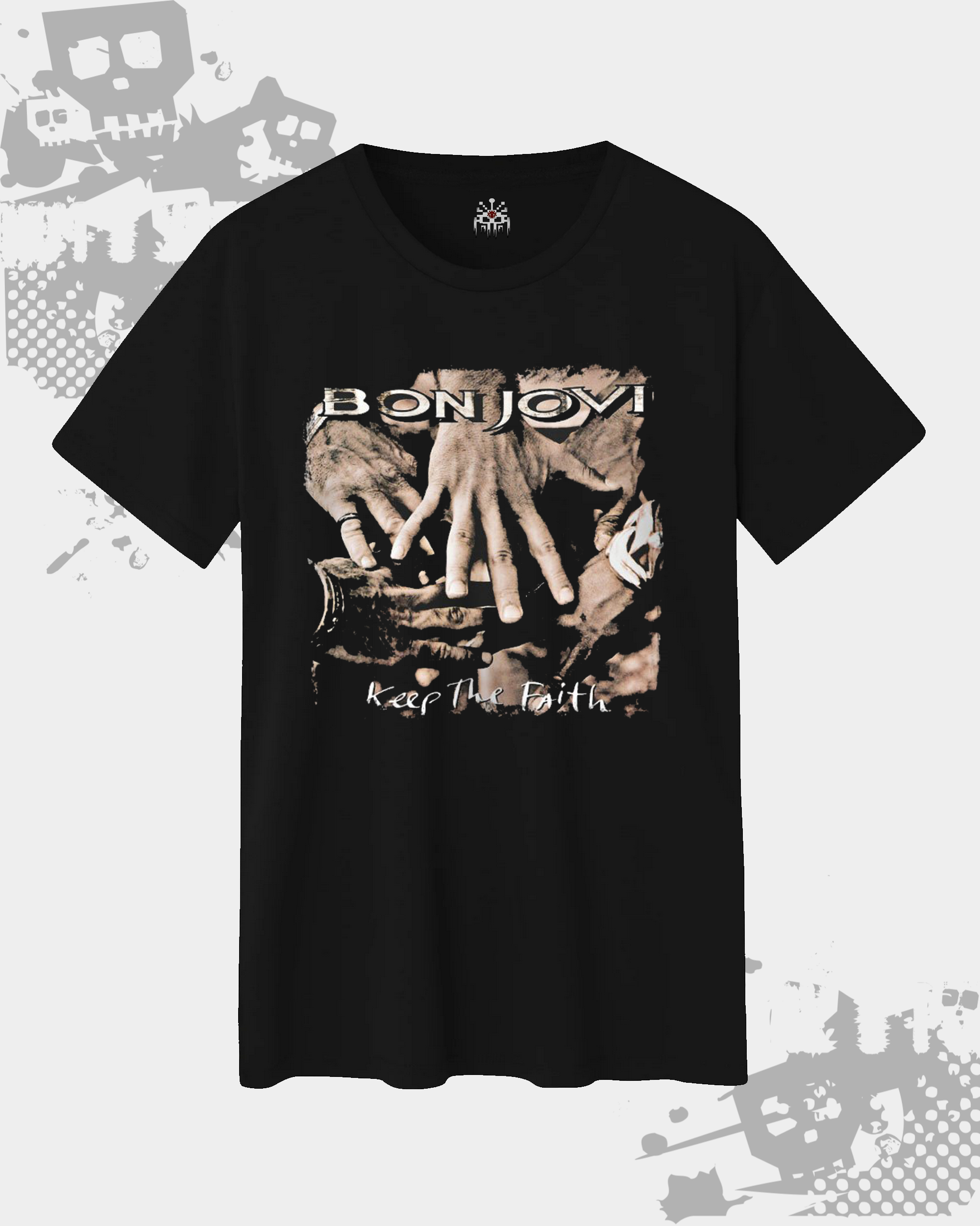 Bon Jovi Black Unisex T-Shirt