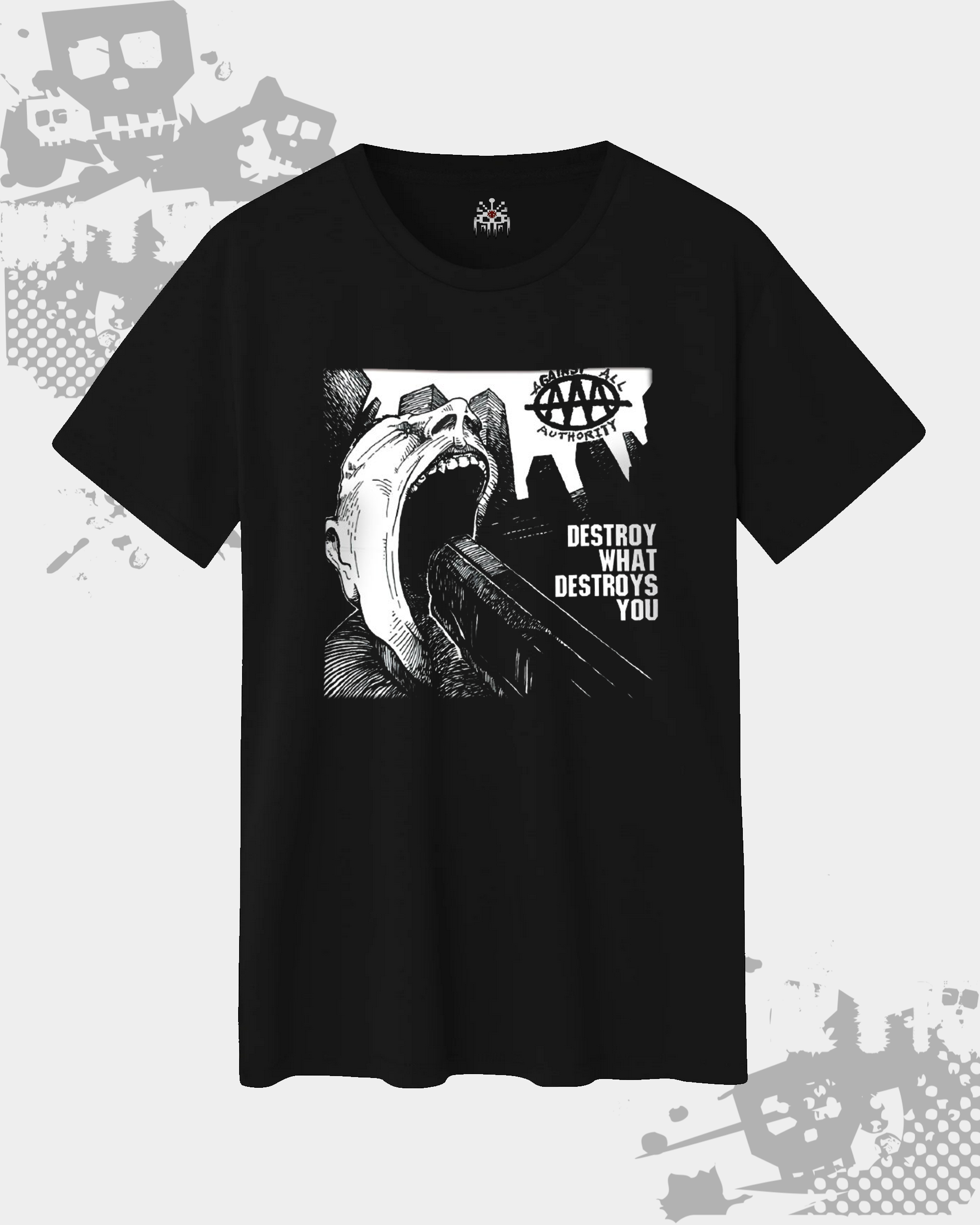 Against All Authority Black Unisex T-Shirt