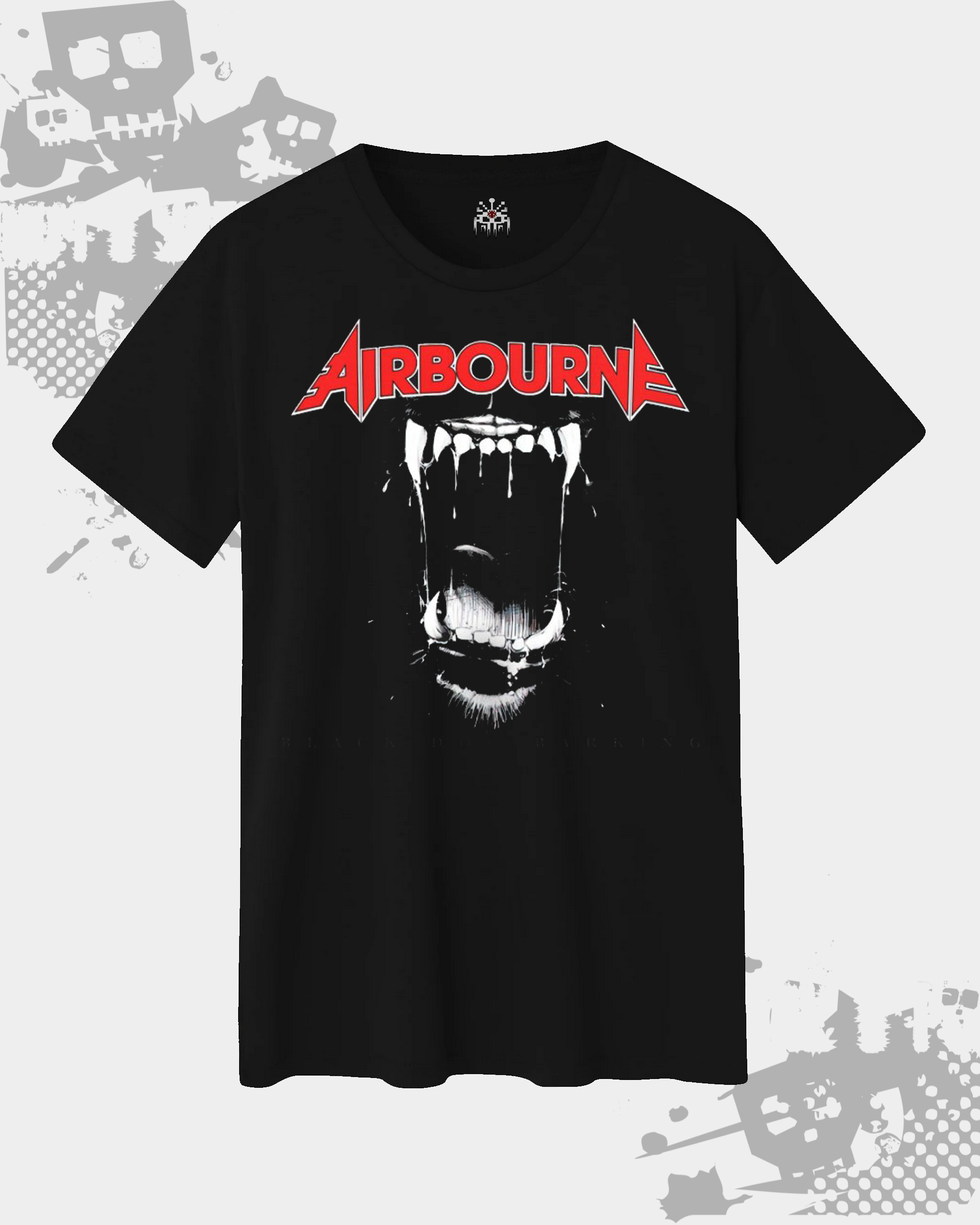Airbourne Front Black Unisex T-Shirt