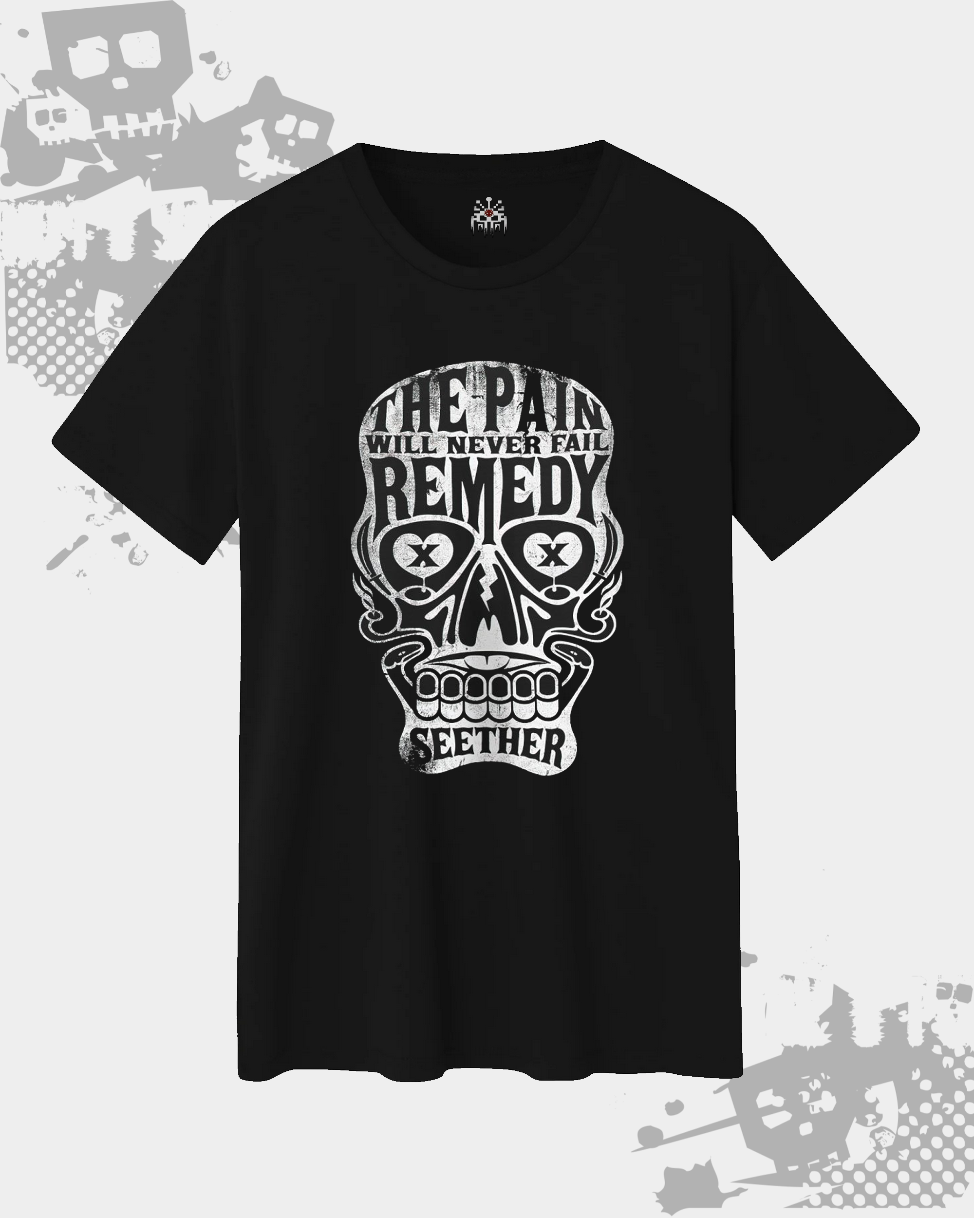 Seether Black Unisex T-shirt