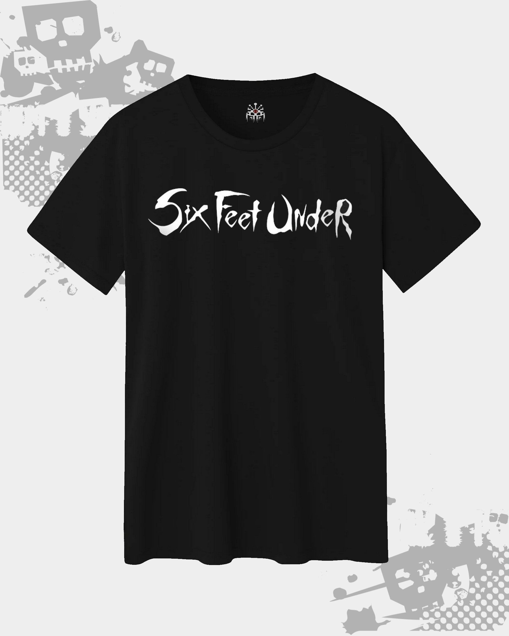 Six Feet Under Unisex Black T-shirt